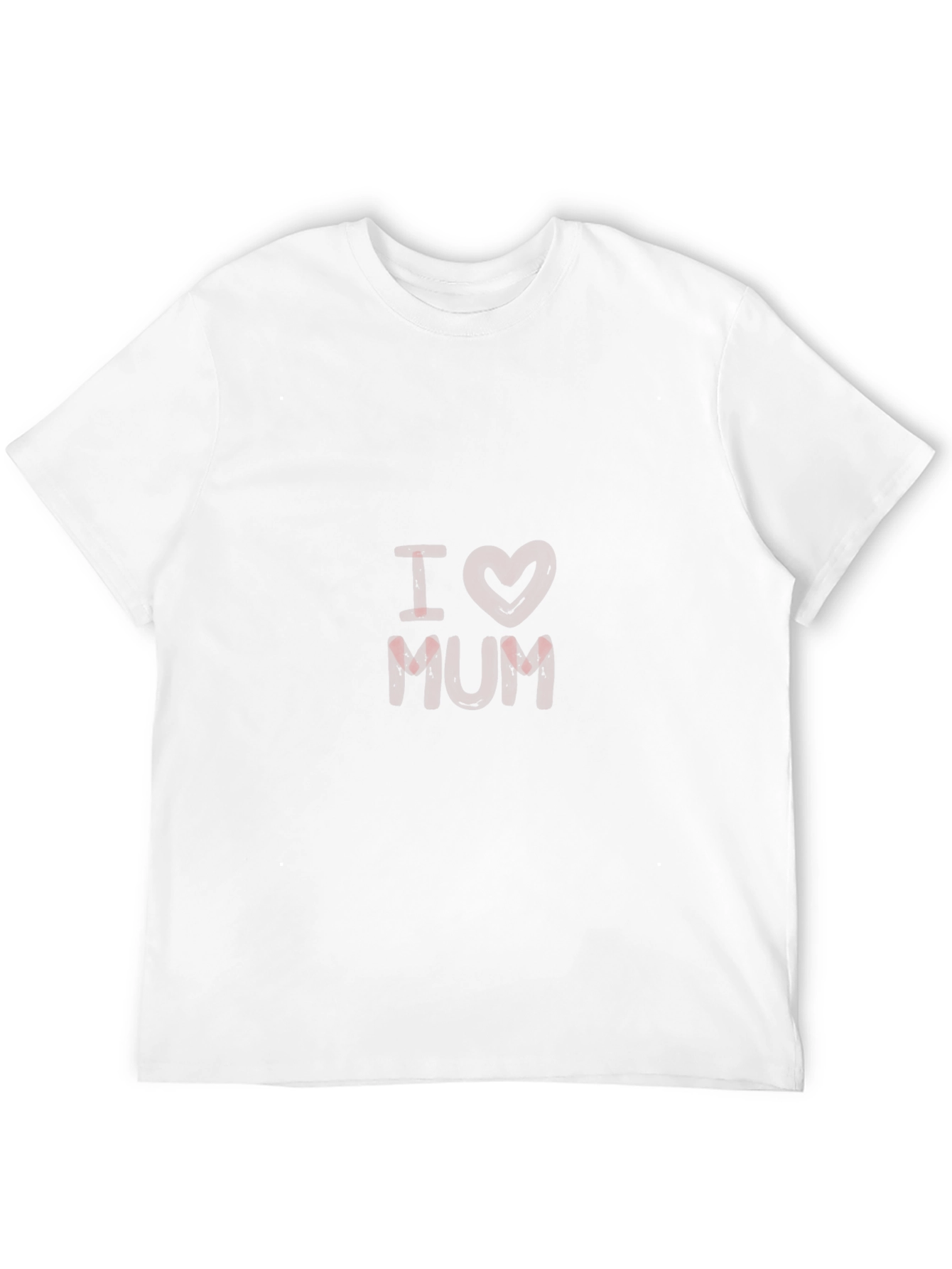I Love Mum Graphic T-Shirt - Black Casual Tee