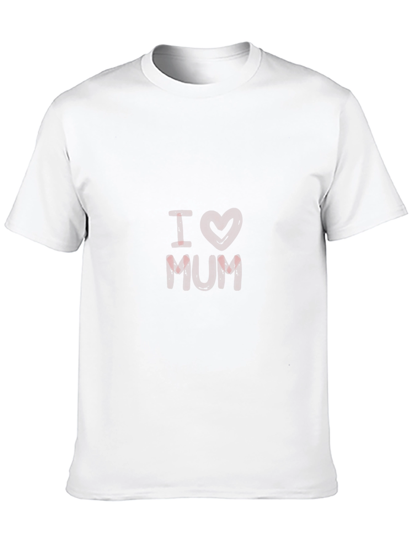 I Love Mum Graphic T-Shirt - Black Casual Tee