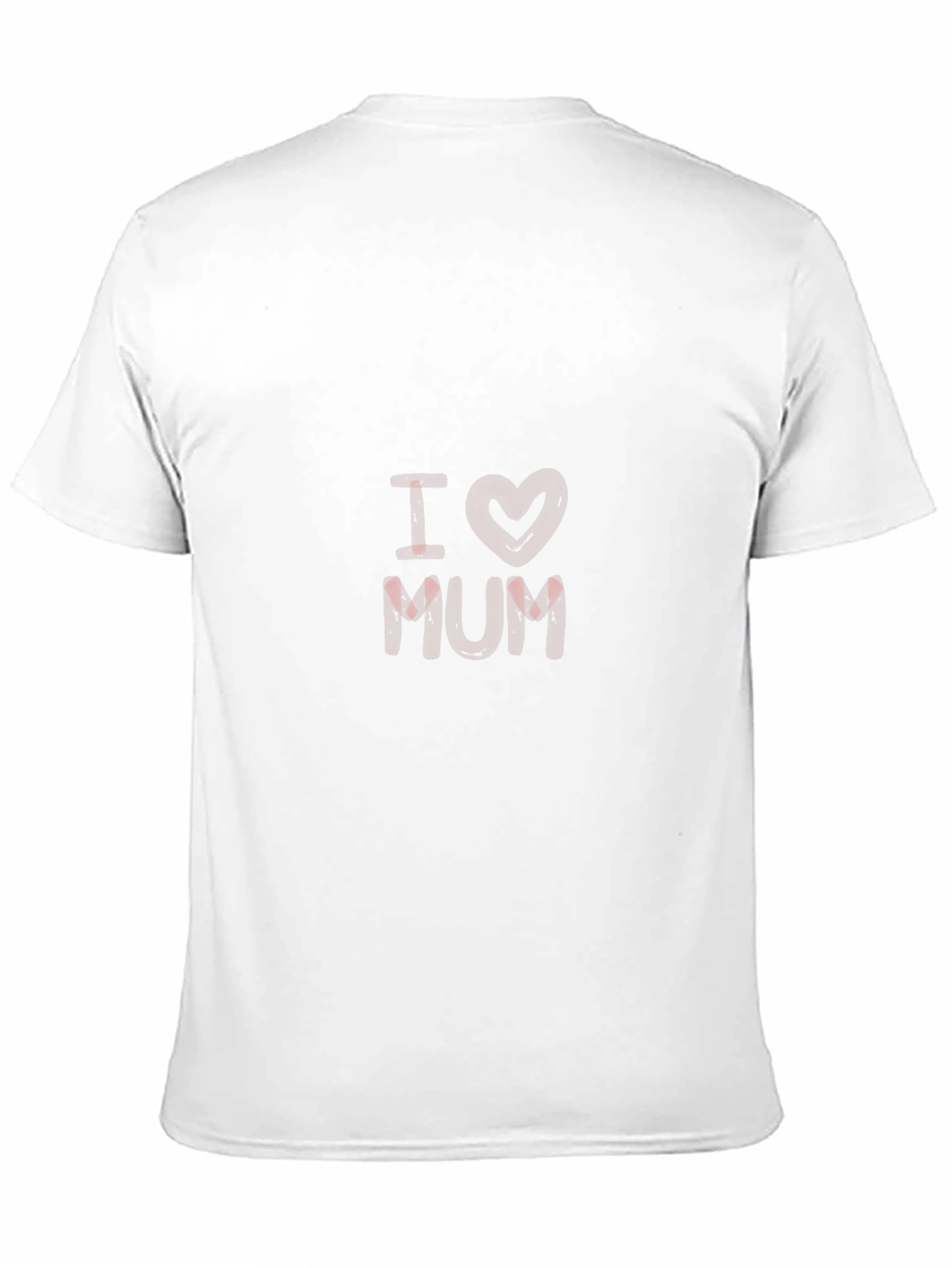 I Love Mum Graphic T-Shirt - Black Casual Tee