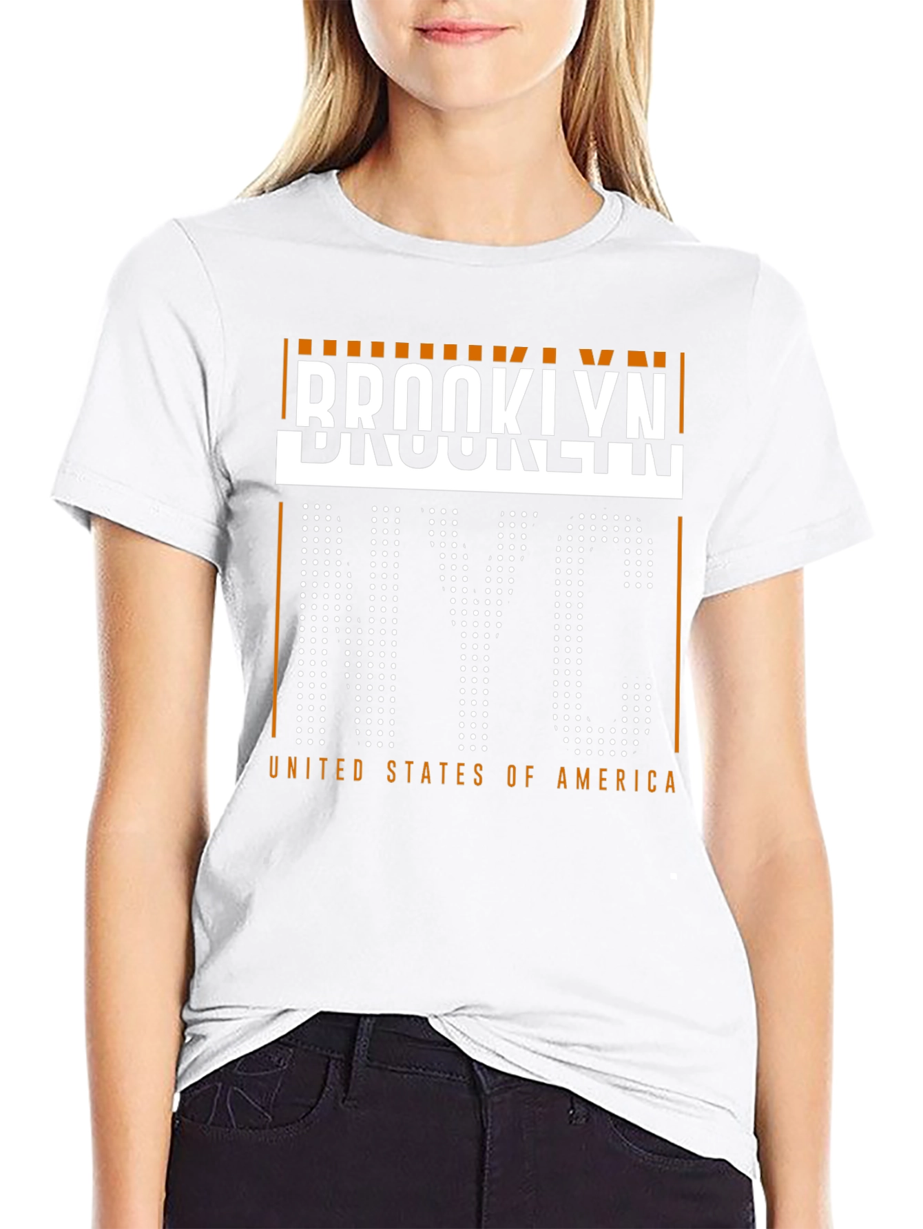Brooklyn NYC Black Graphic Tee