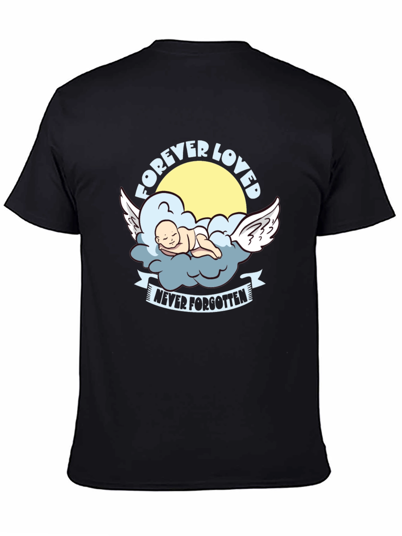 Forever Loved Baby Angel Graphic Tee