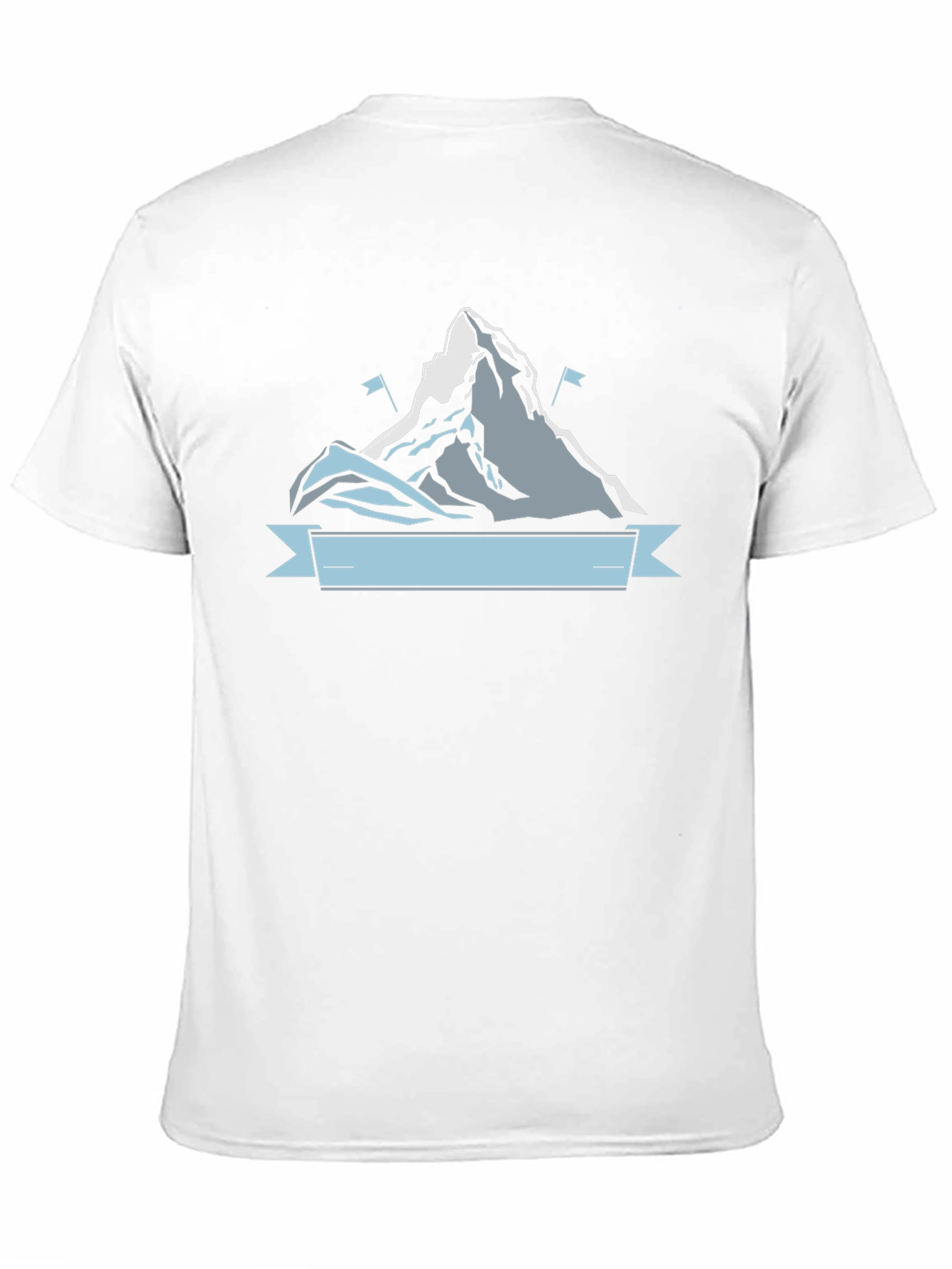 Mountain Graphic Mens Black T-Shirt