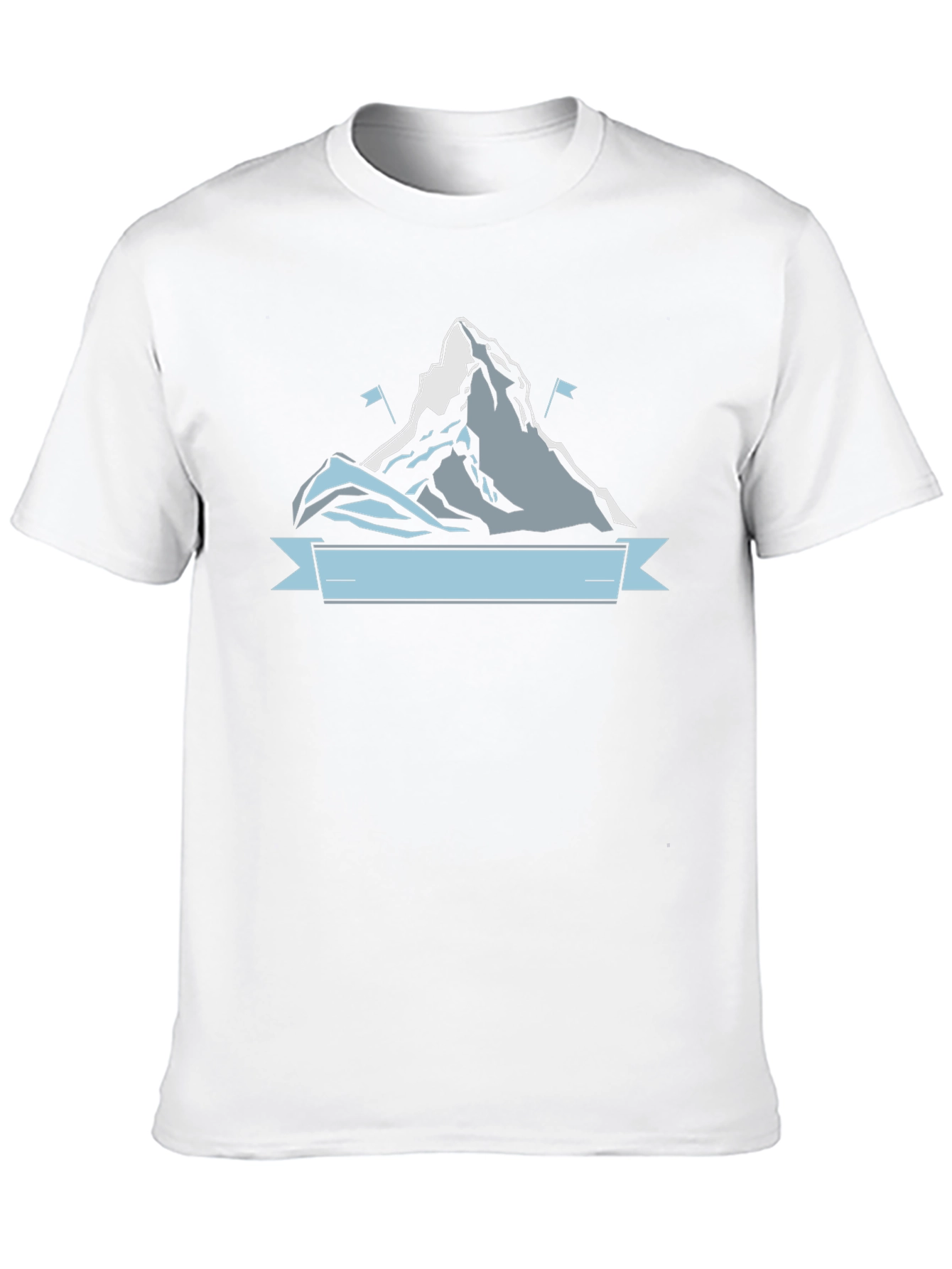Mountain Graphic Mens Black T-Shirt