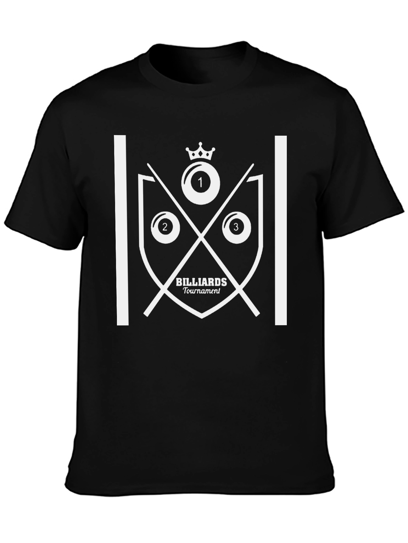 Billiards Tournament Graphic Tee - Stylish Pool Player T-Shirt