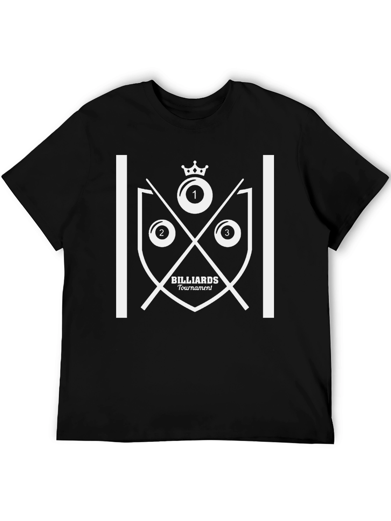 Billiards Tournament Graphic Tee - Stylish Pool Player T-Shirt