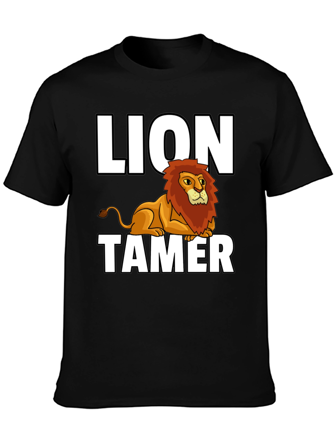 Lion Tamer Graphic Tee - Black