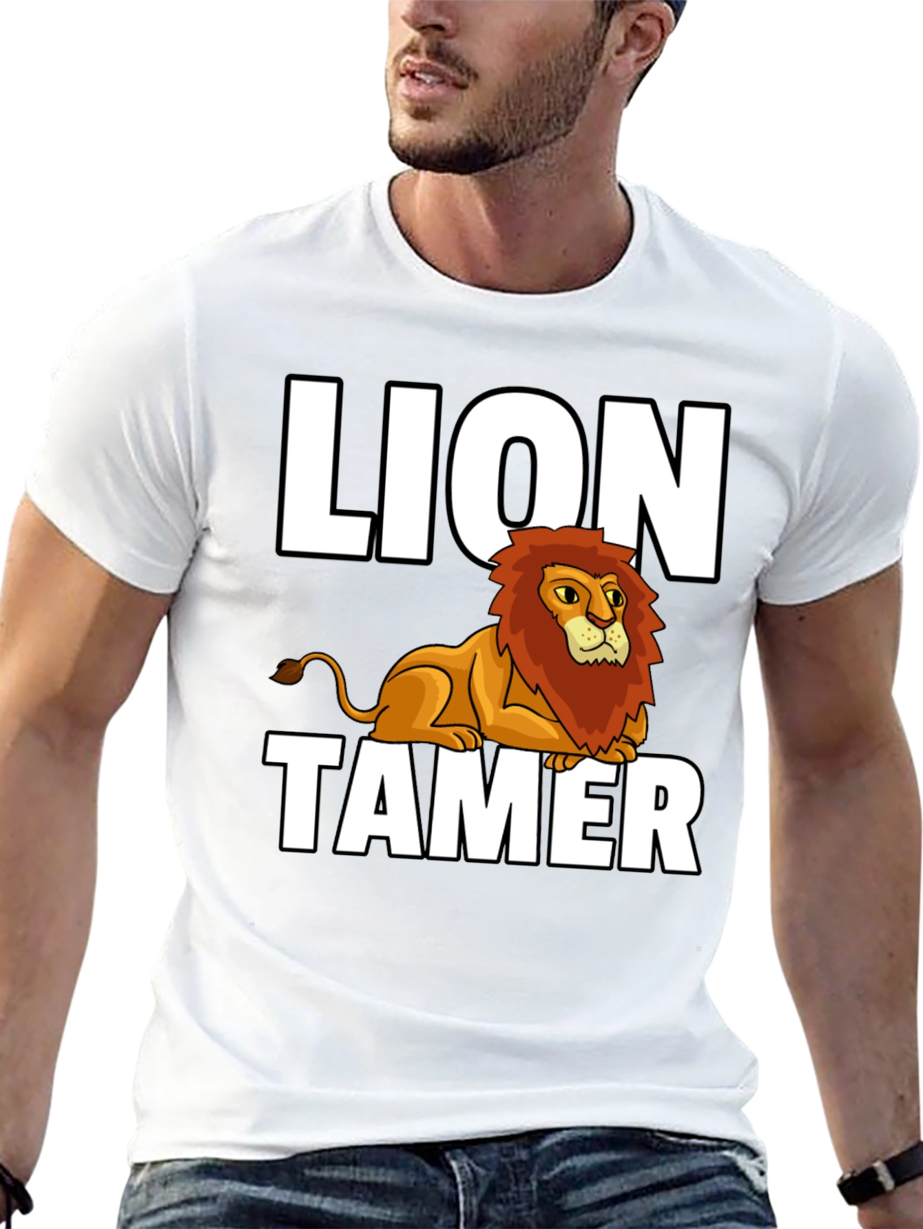 Lion Tamer Graphic Tee - Black