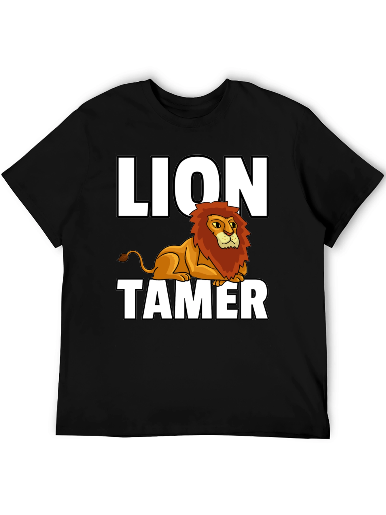 Lion Tamer Graphic Tee - Black