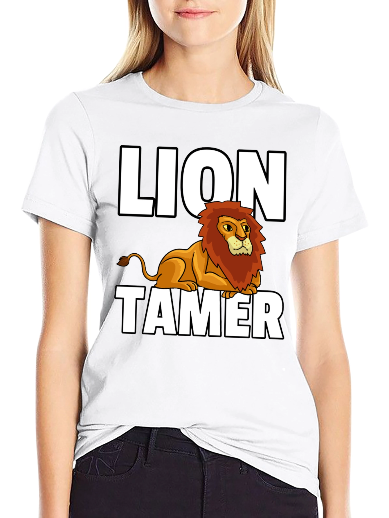 Lion Tamer Graphic Tee - Black