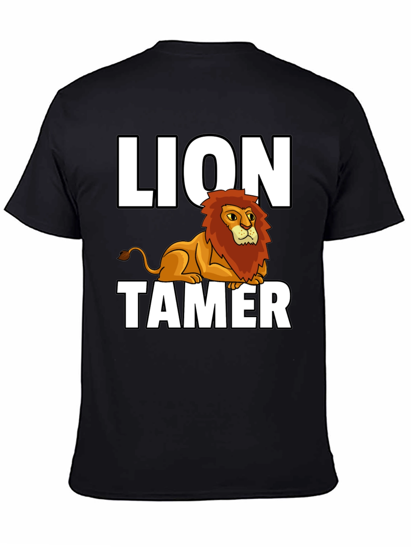 Lion Tamer Graphic Tee - Black