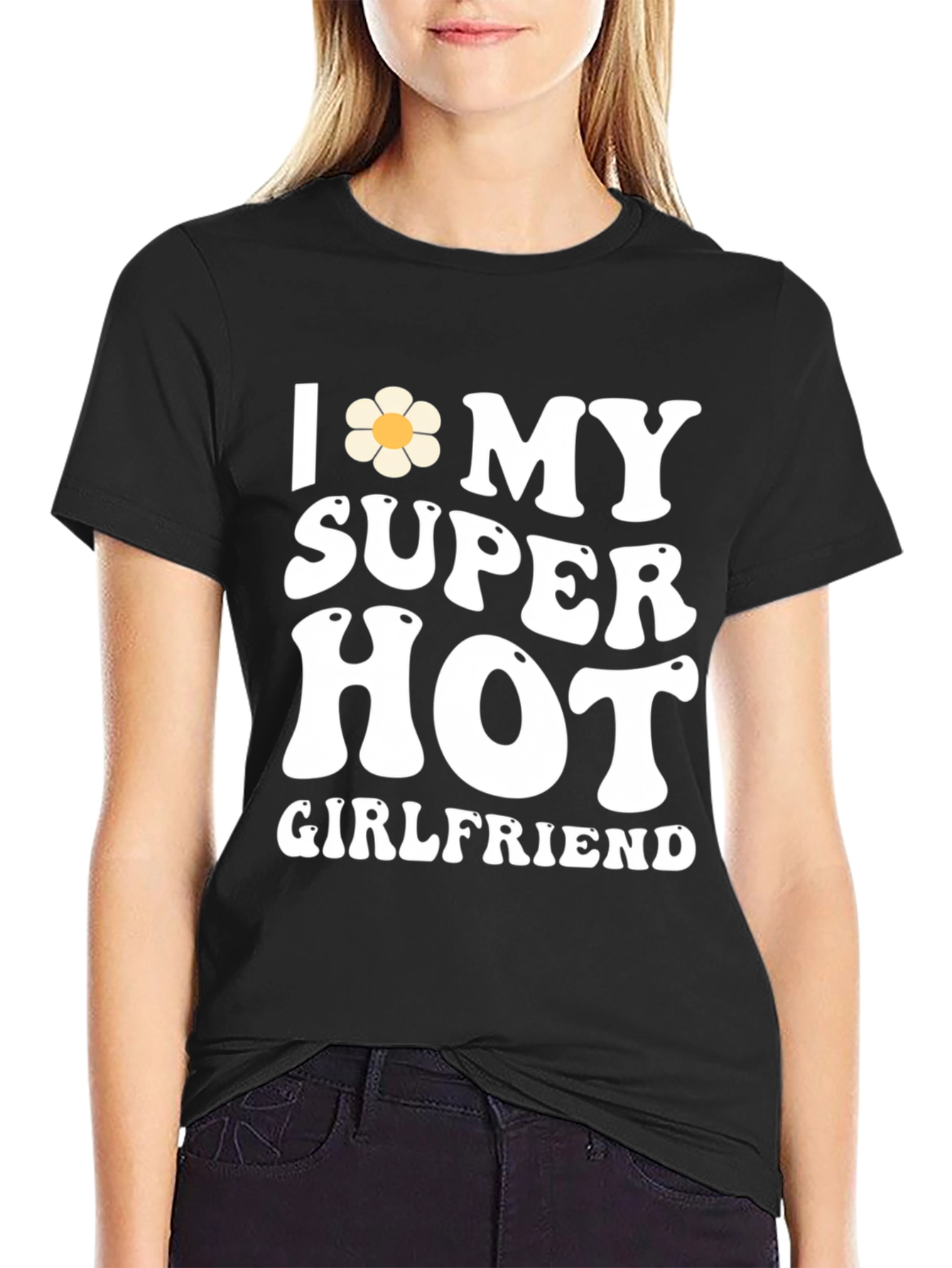 I Heart My Super Hot Girlfriend T-Shirt