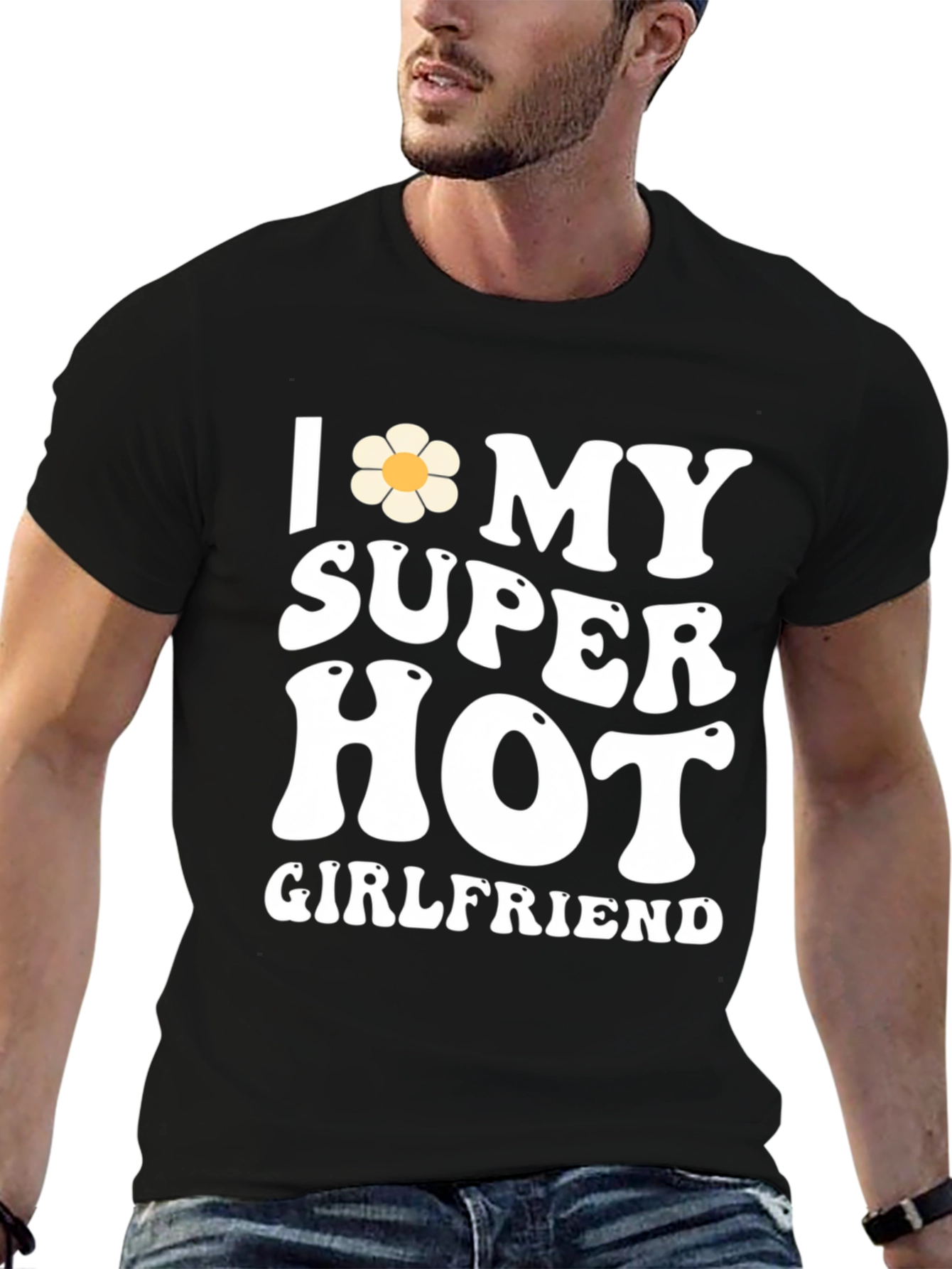 I Heart My Super Hot Girlfriend T-Shirt