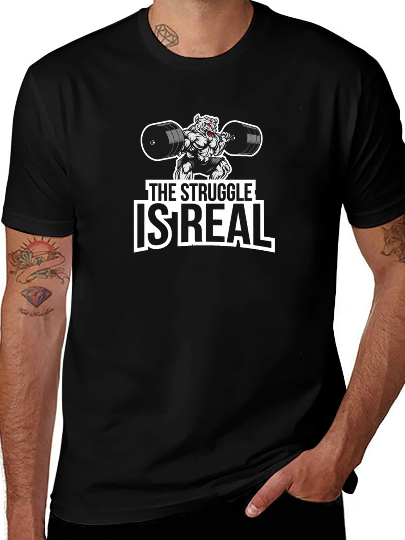 The Struggle Is Real Graphic T-Shirt