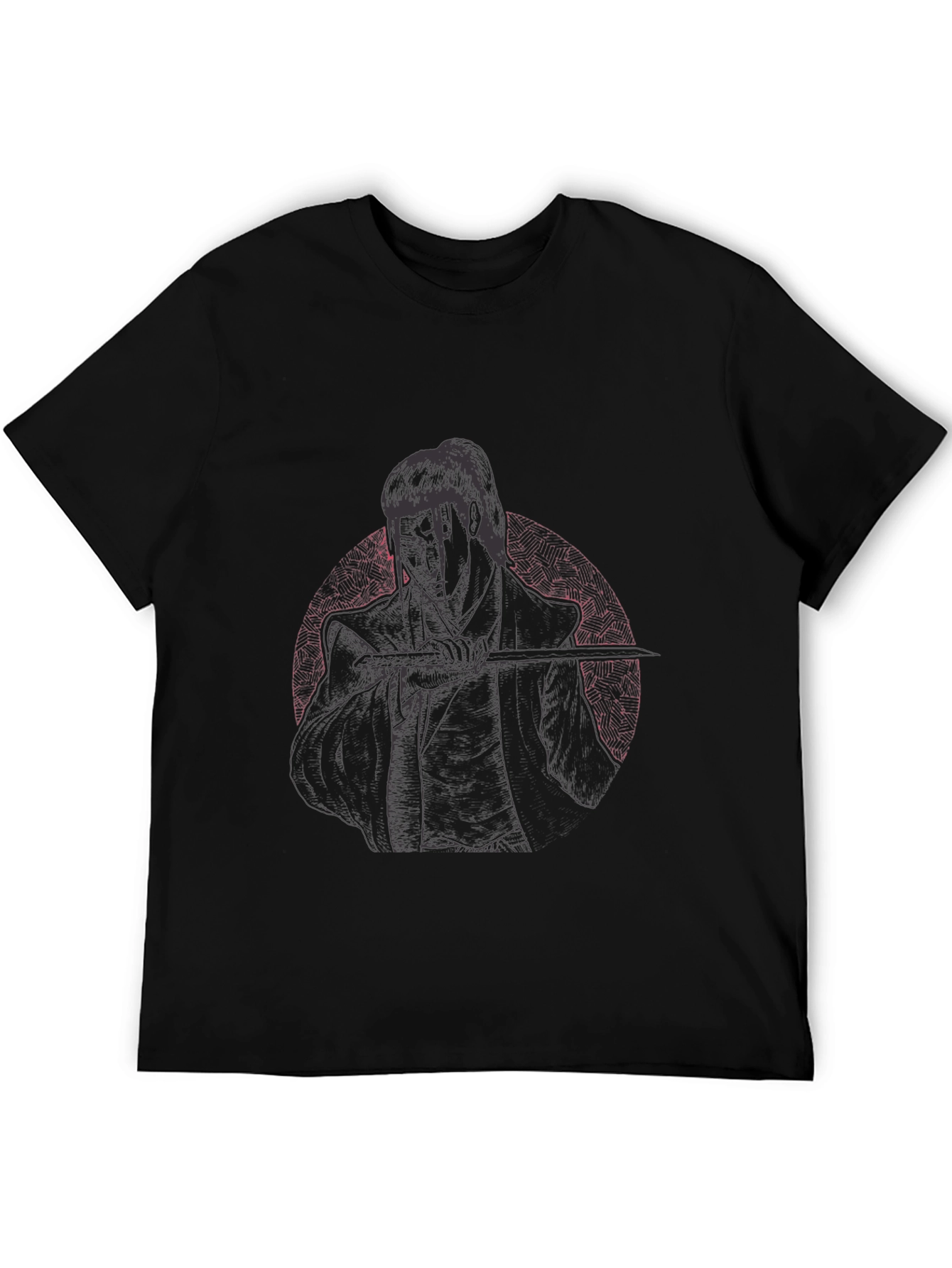 Samurai Graphic Black Tee