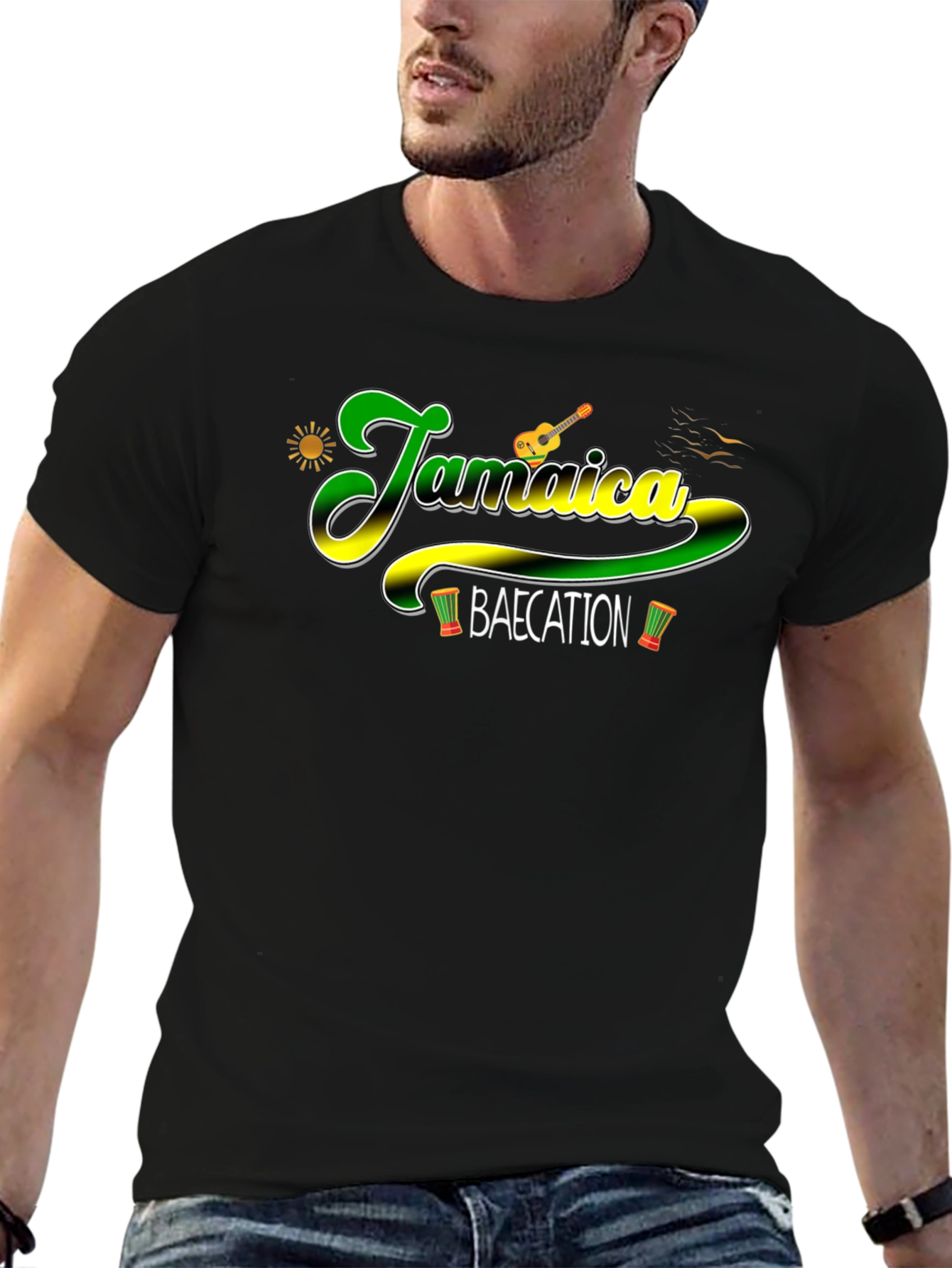 Jamaica Bae-cation Graphic T-Shirt