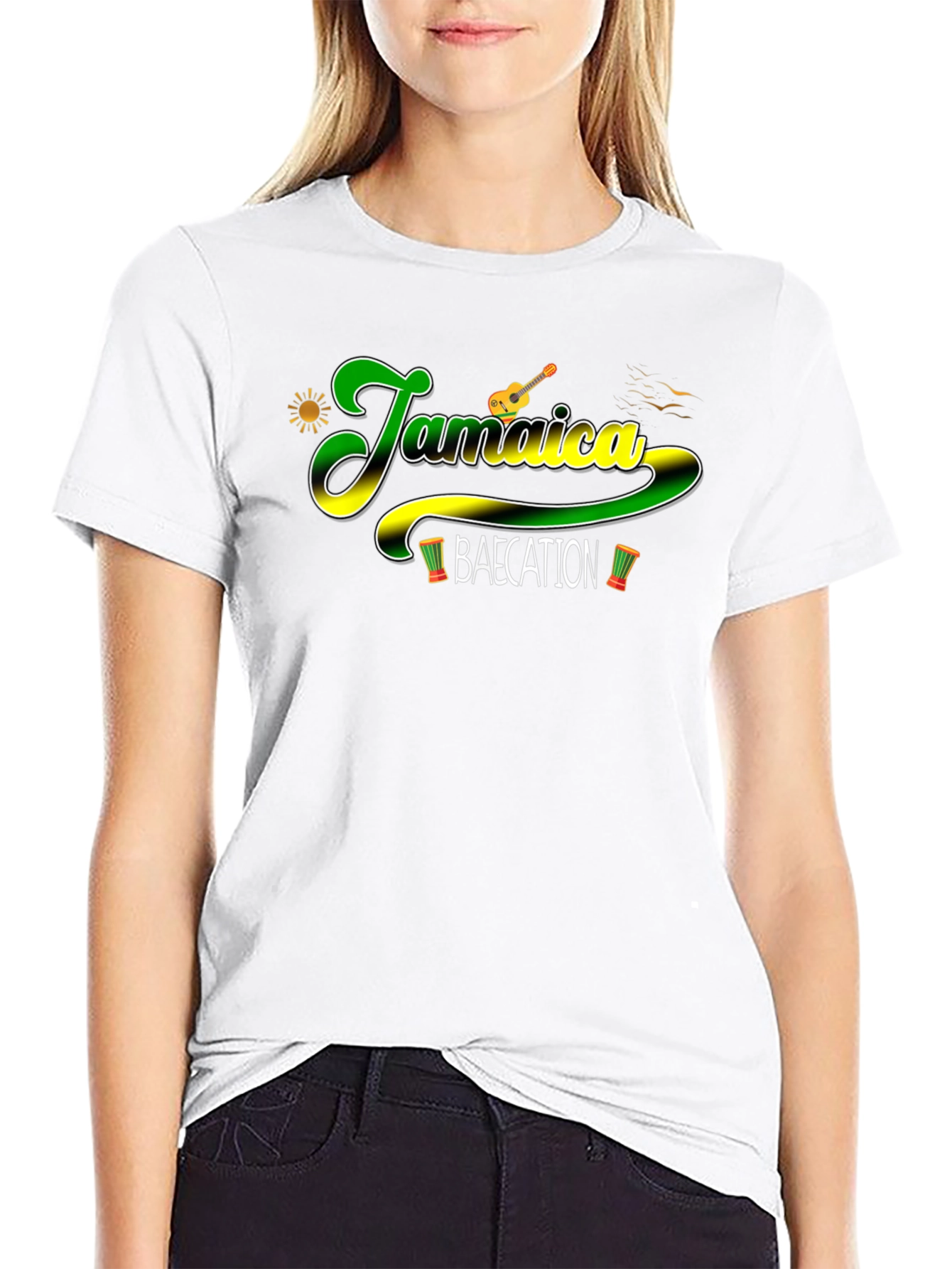 Jamaica Bae-cation Graphic T-Shirt