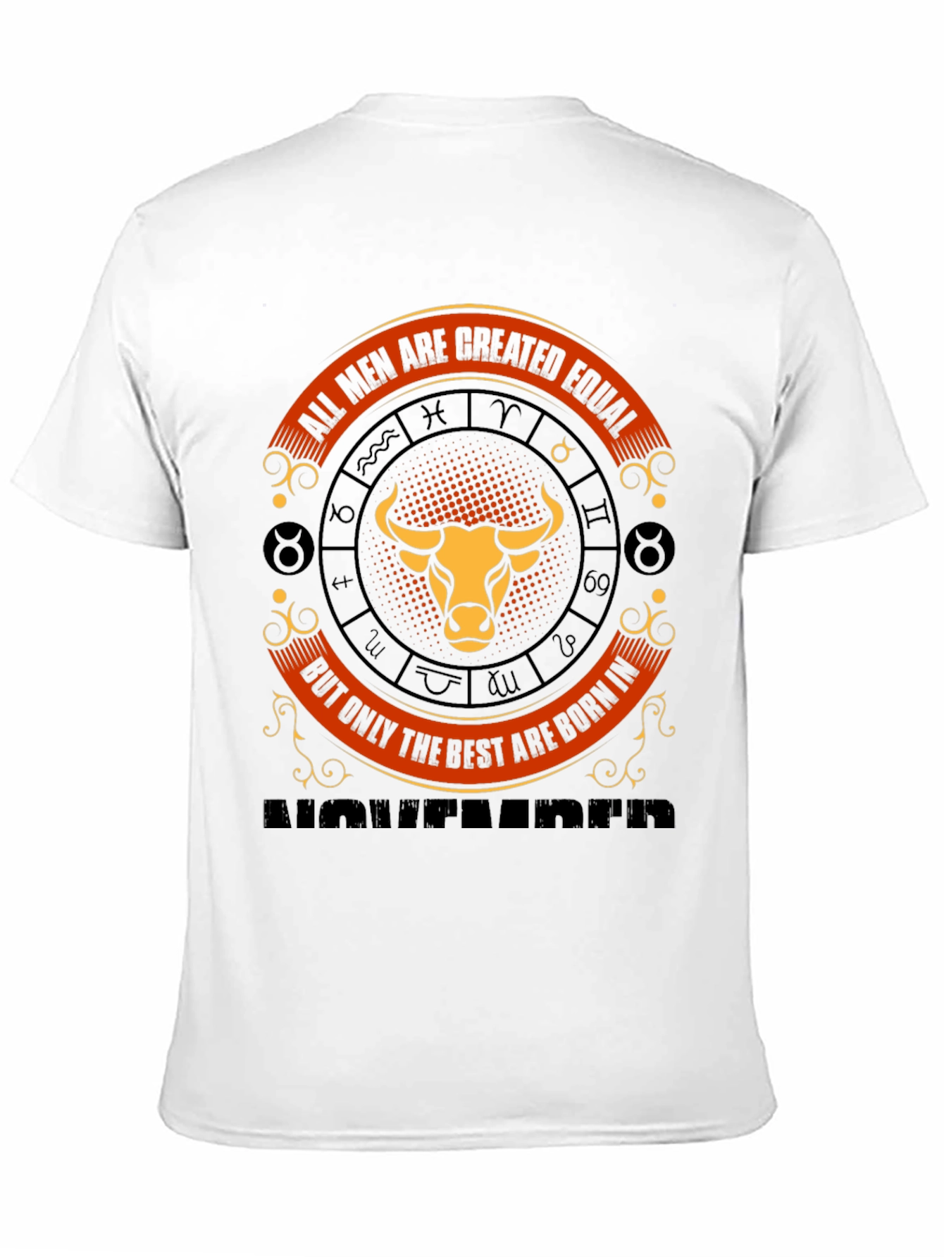 Born in November Zodiac Mens T-Shirt