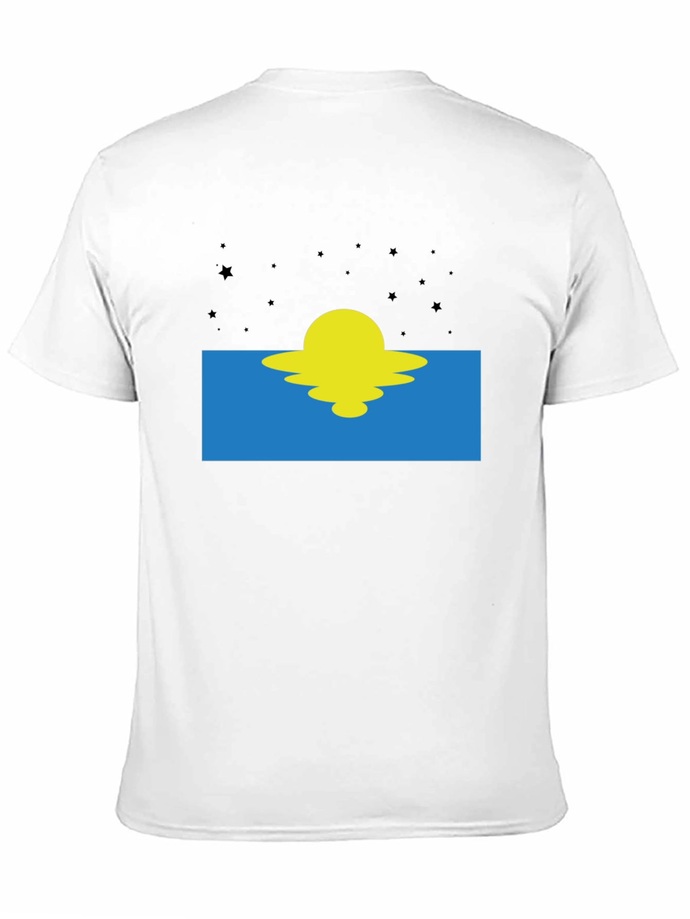 Sunset Graphic Tee - Black Cotton Blend