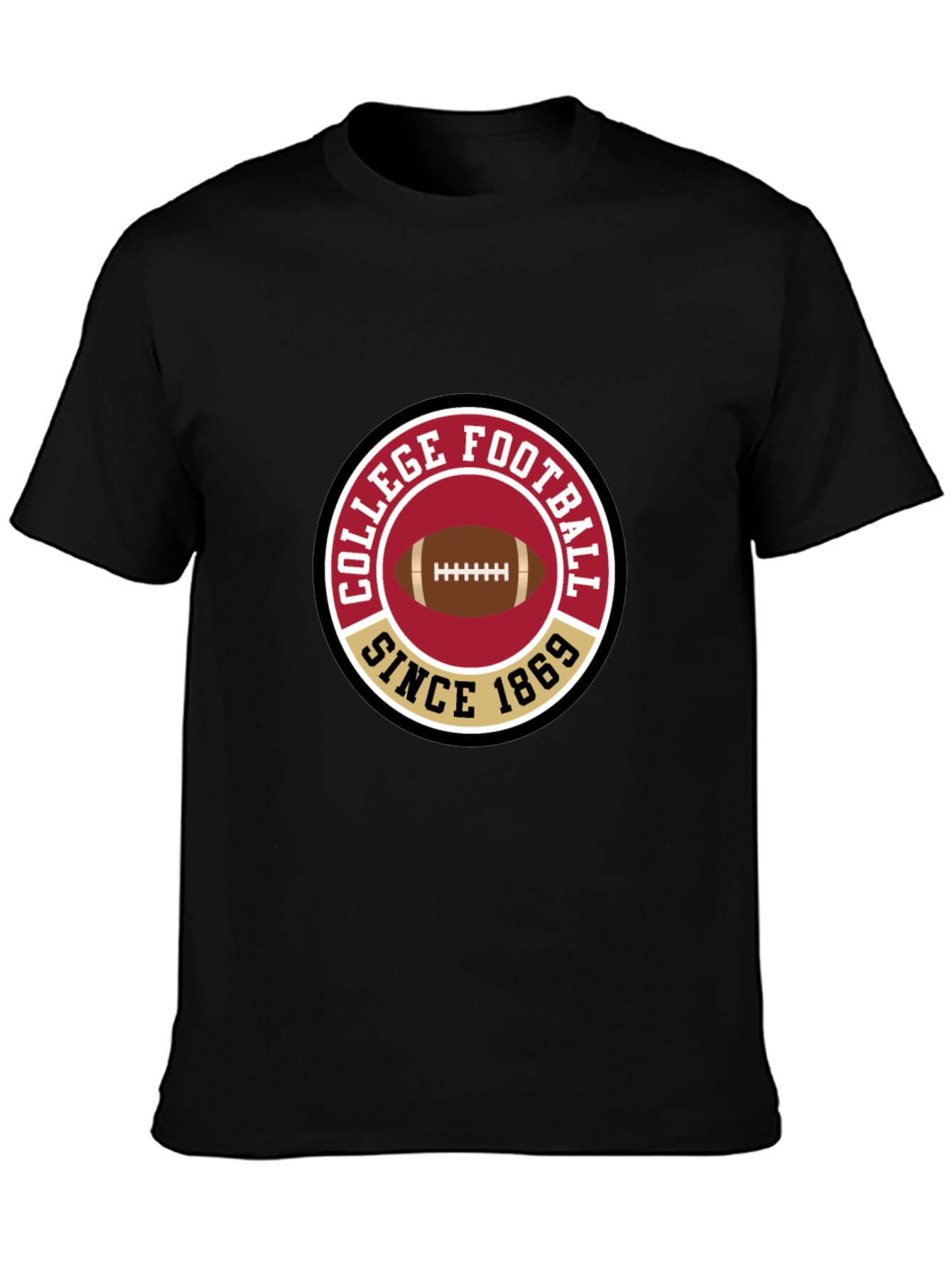 College Football Since 1869 Black T-Shirt