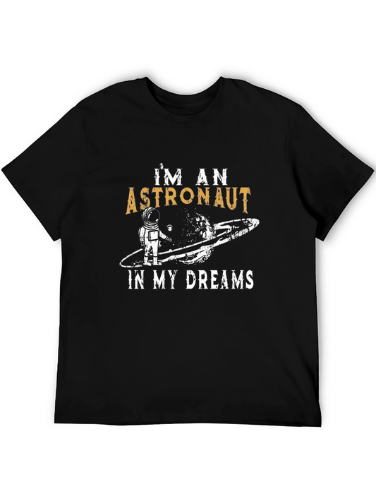 Astronaut in My Dreams Graphic T-Shirt - Black