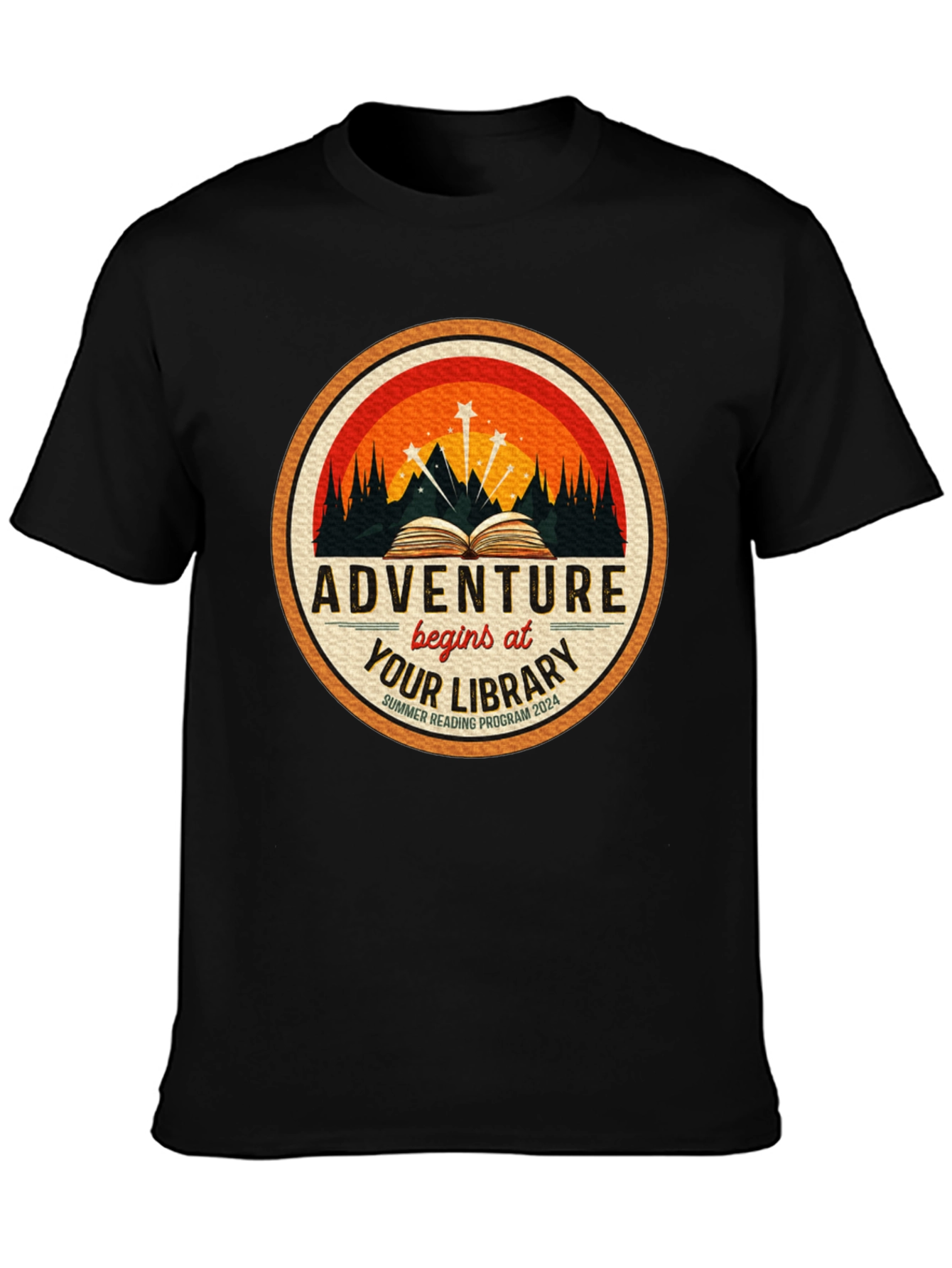 Adventure Awaits Library T-Shirt