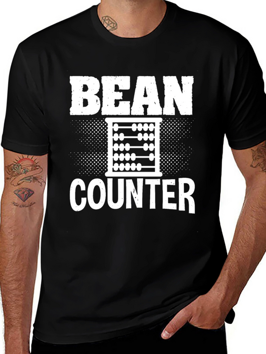 Bean Counter Graphic Tee Funny Accountant T-Shirt