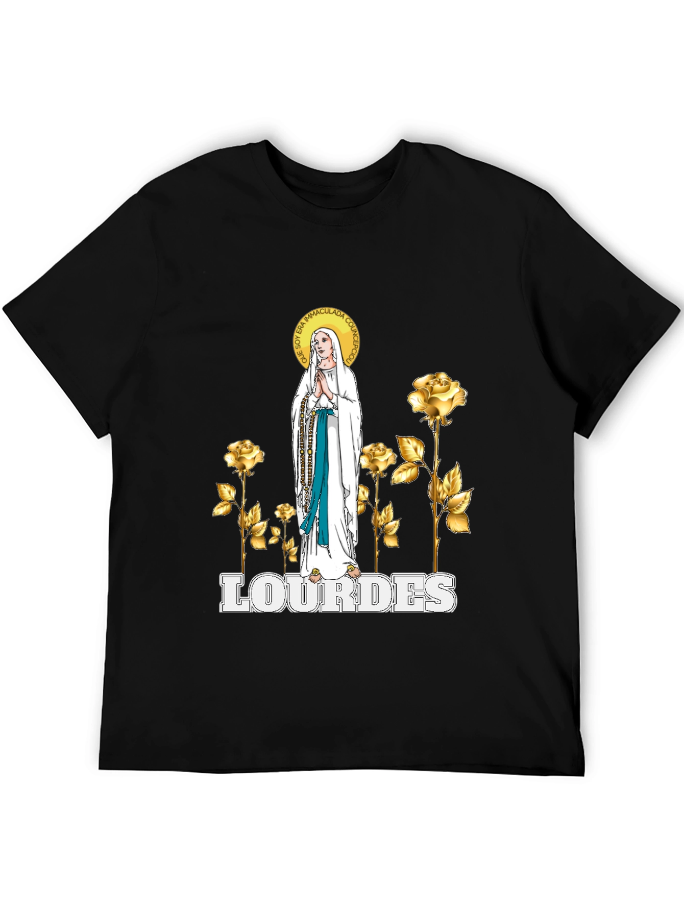 Lourdes Graphic T-Shirt - Religious Apparel