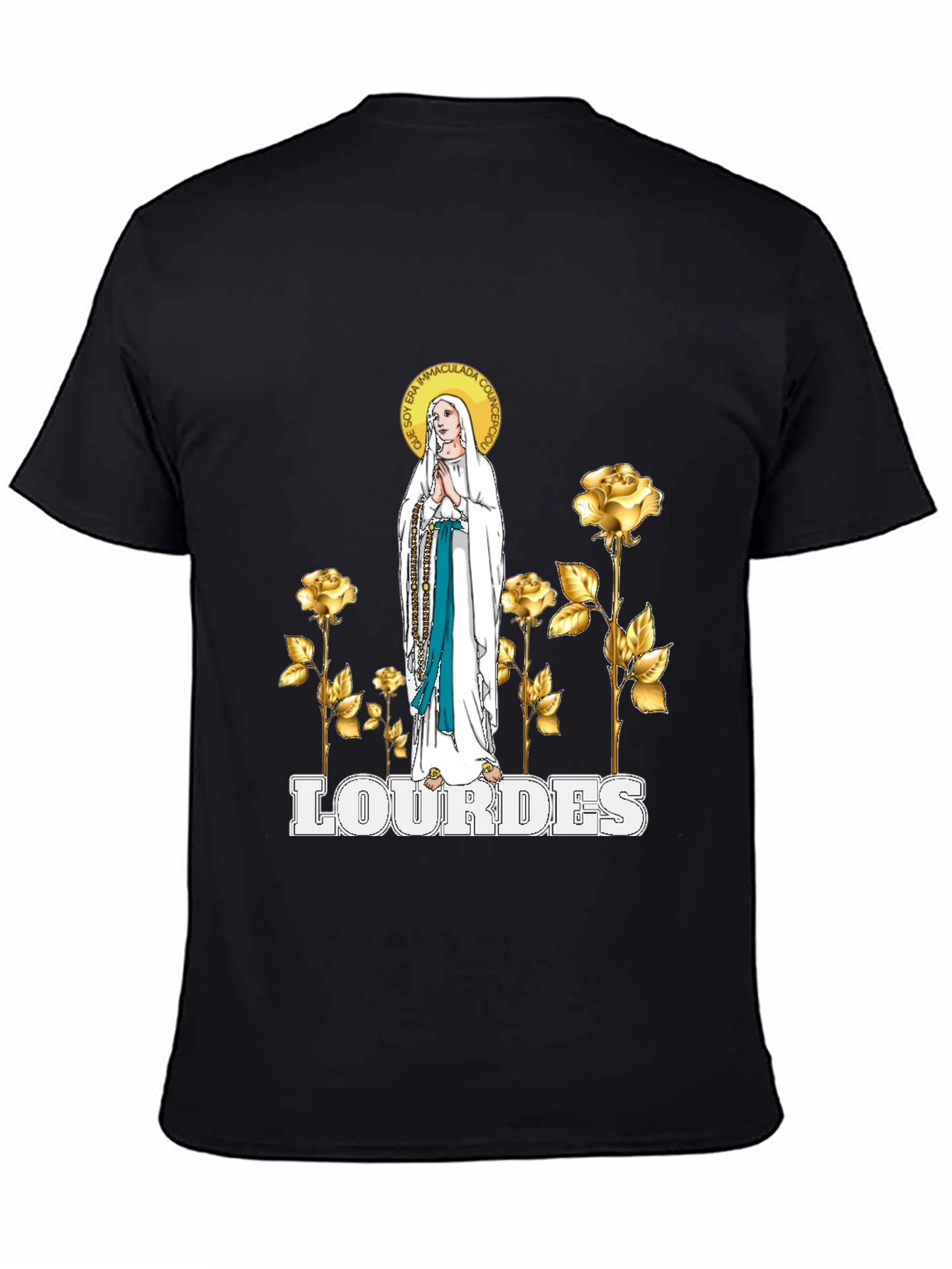Lourdes Graphic T-Shirt - Religious Apparel
