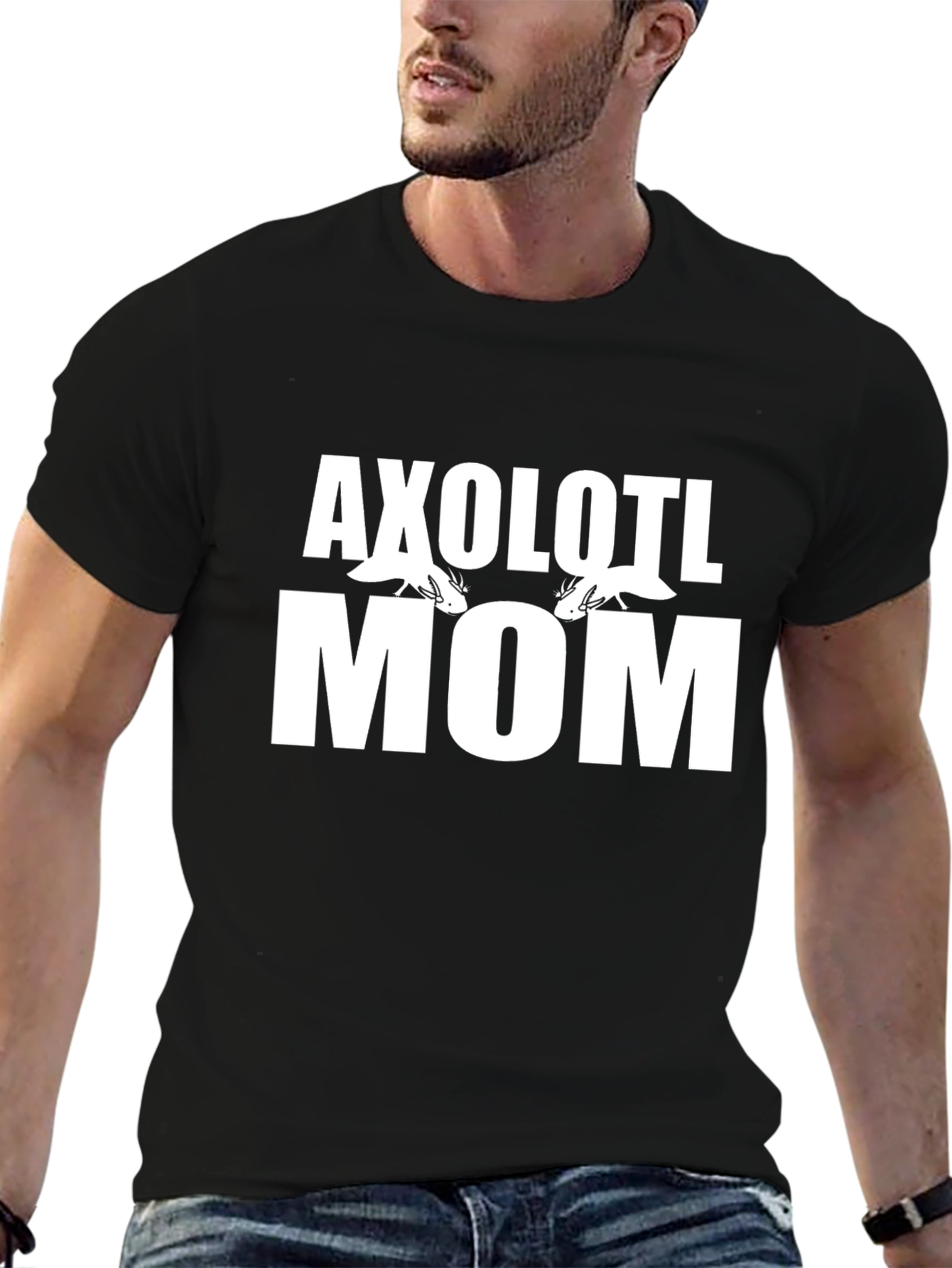 Axolotl Mom Graphic Tee - Soft Cotton