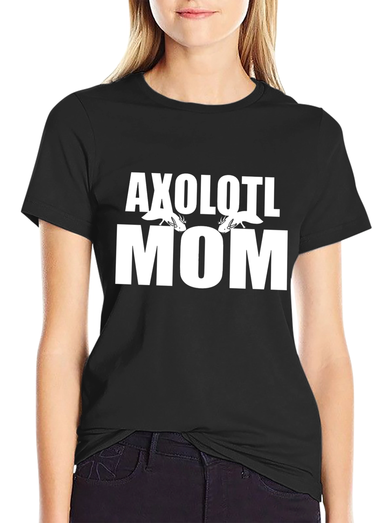 Axolotl Mom Graphic Tee - Soft Cotton