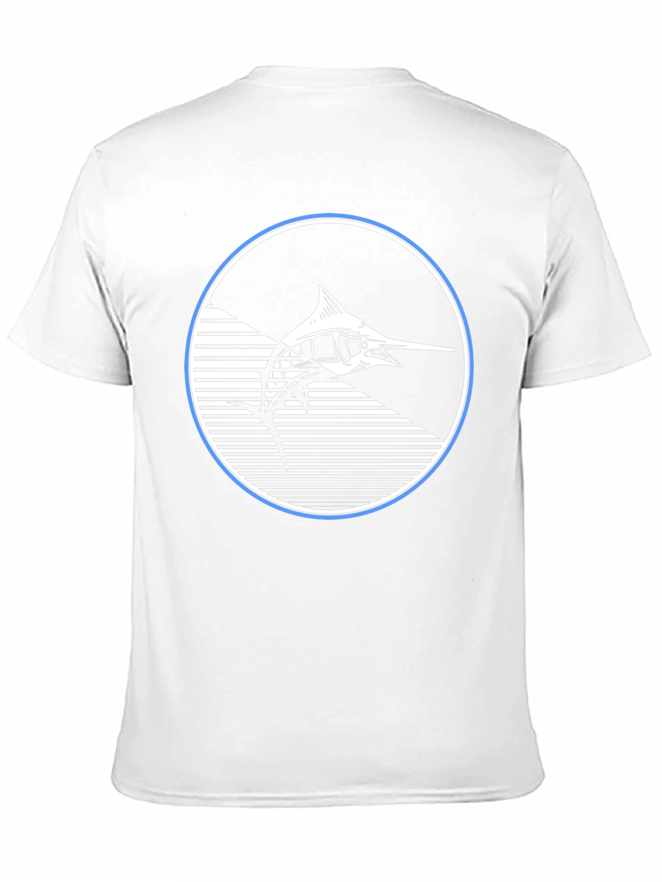 Marlin Fish Graphic T-Shirt - Stylish Black Tee