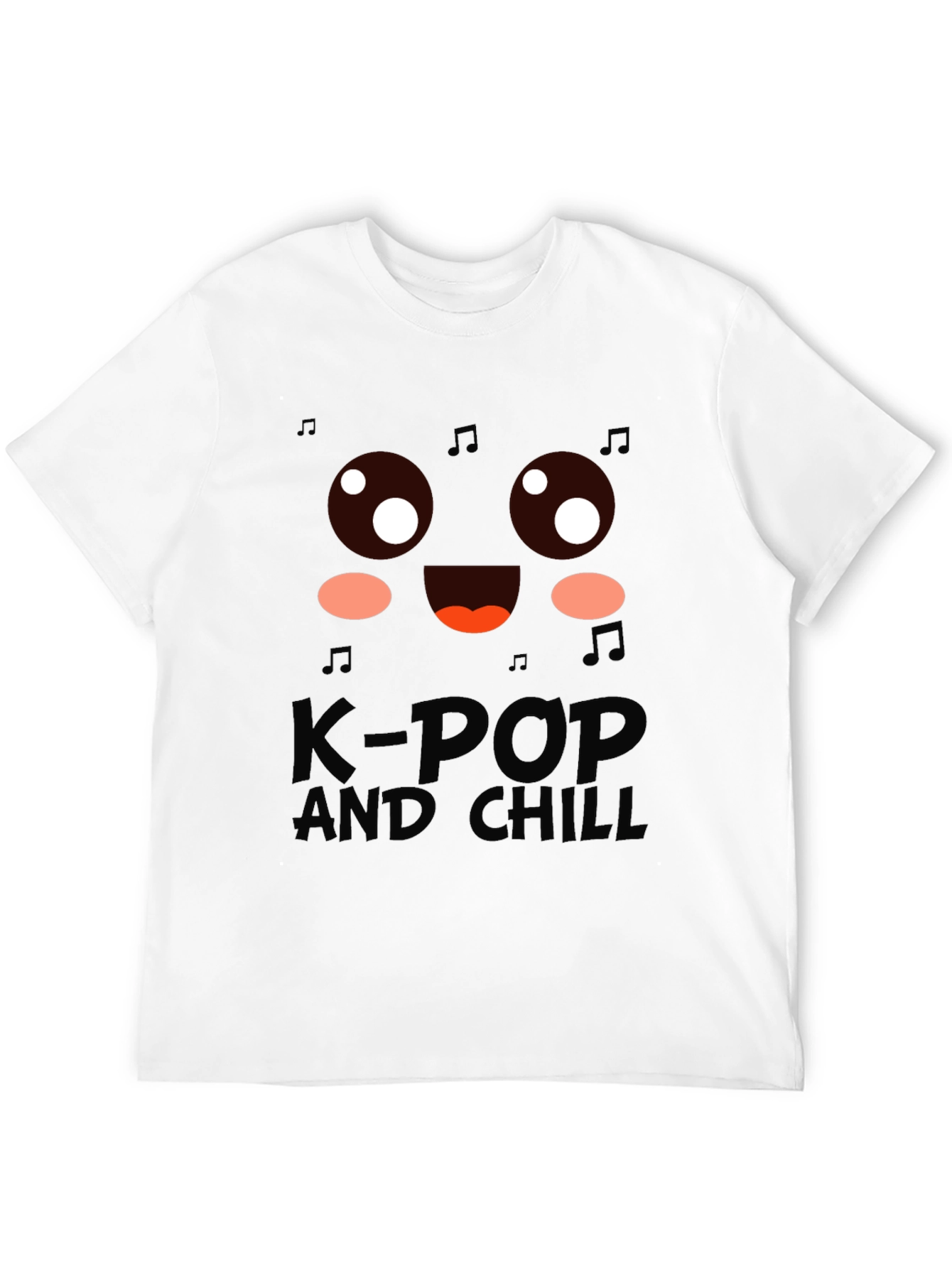 K-Pop and Chill Graphic Tee - Black