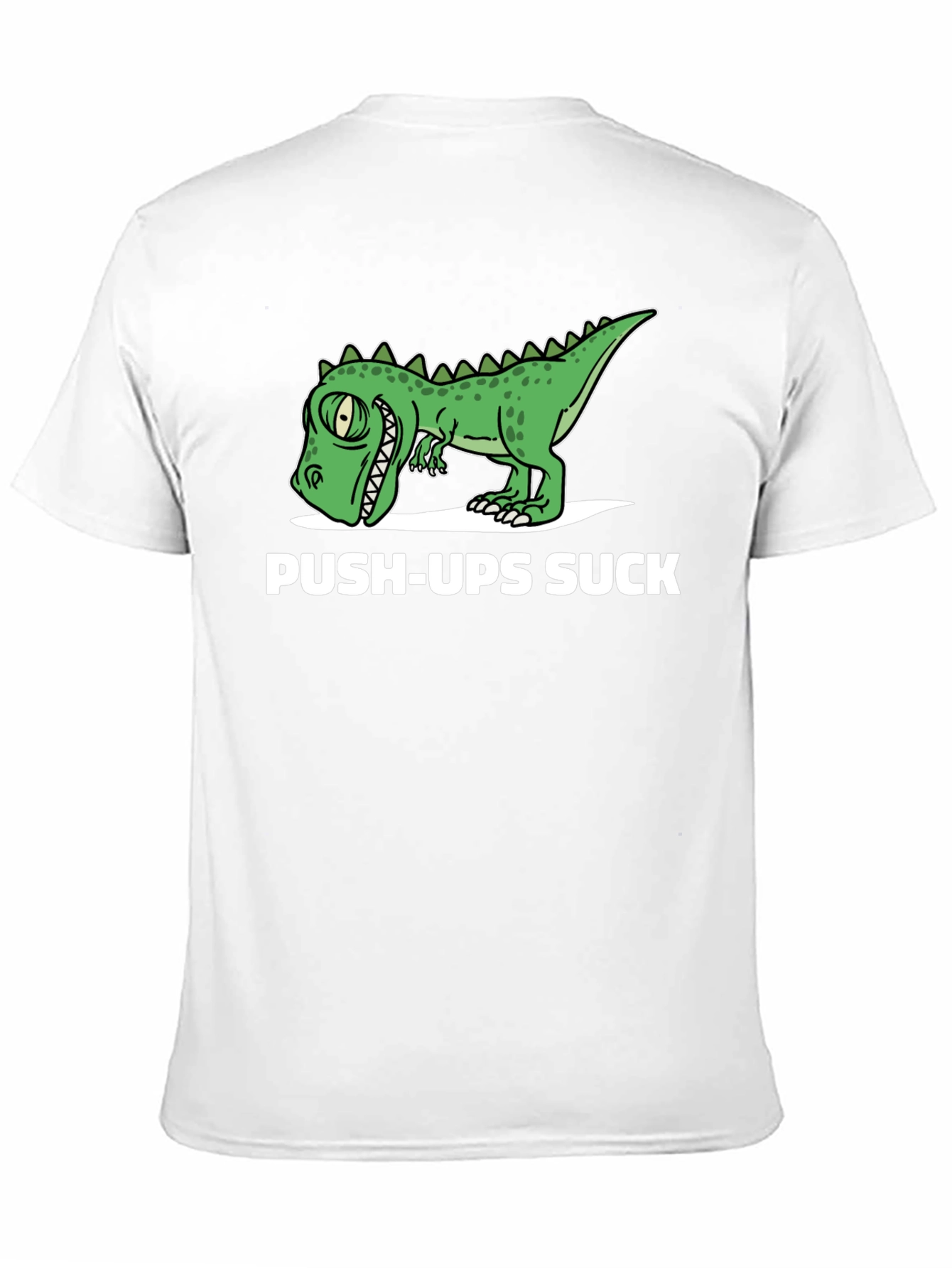 Funny Dinosaur Push-Ups Suck Graphic T-Shirt