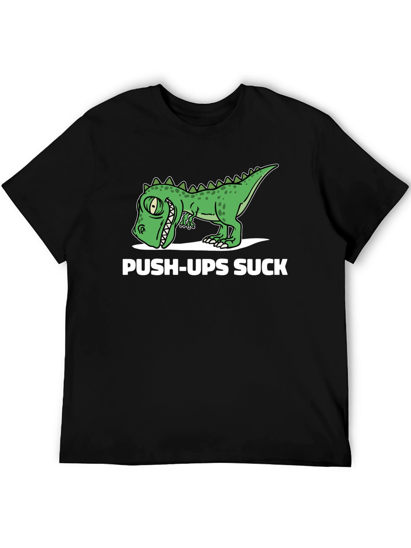 Funny Dinosaur Push-Ups Suck Graphic T-Shirt
