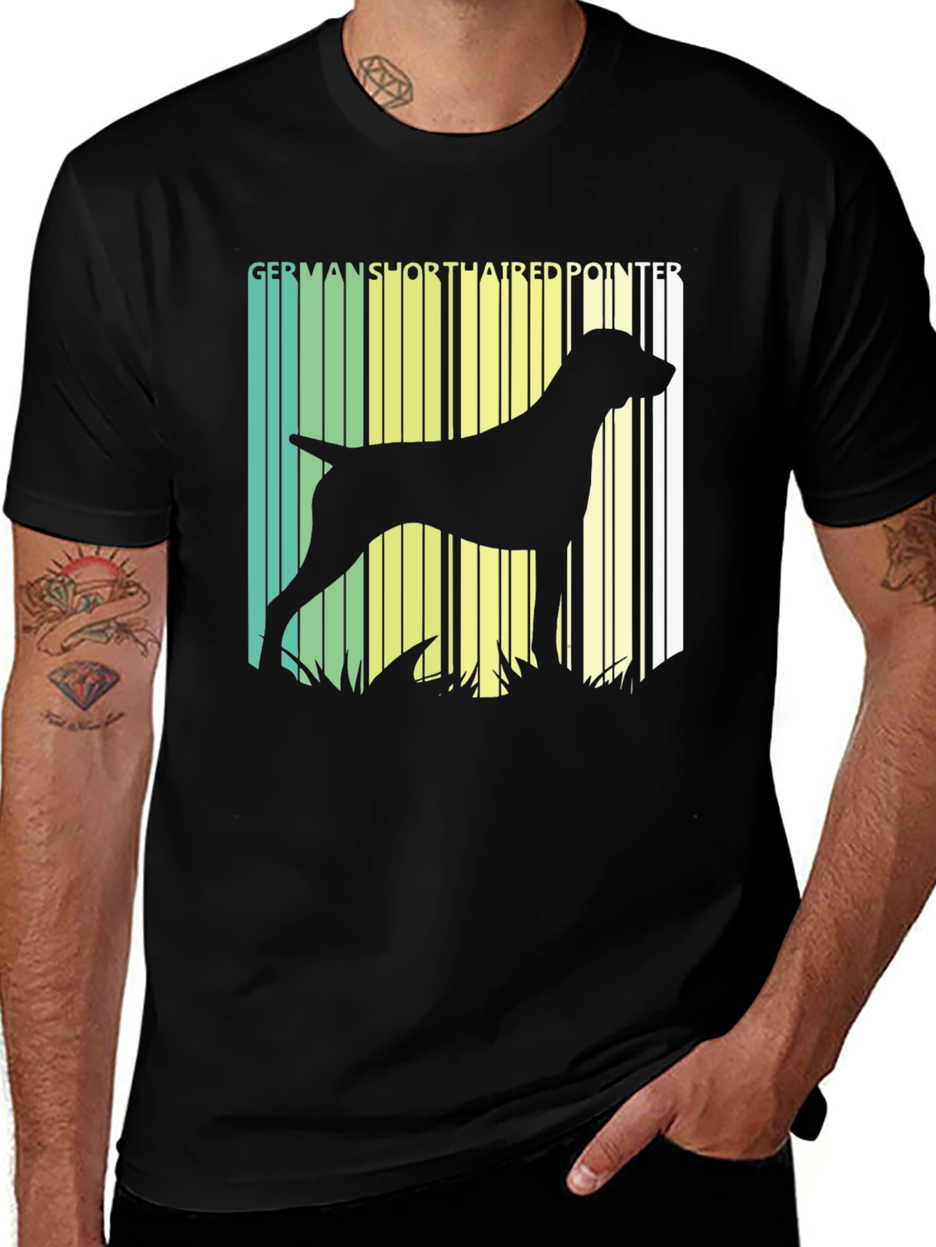 German Shorthaired Pointer Silhouette T-Shirt