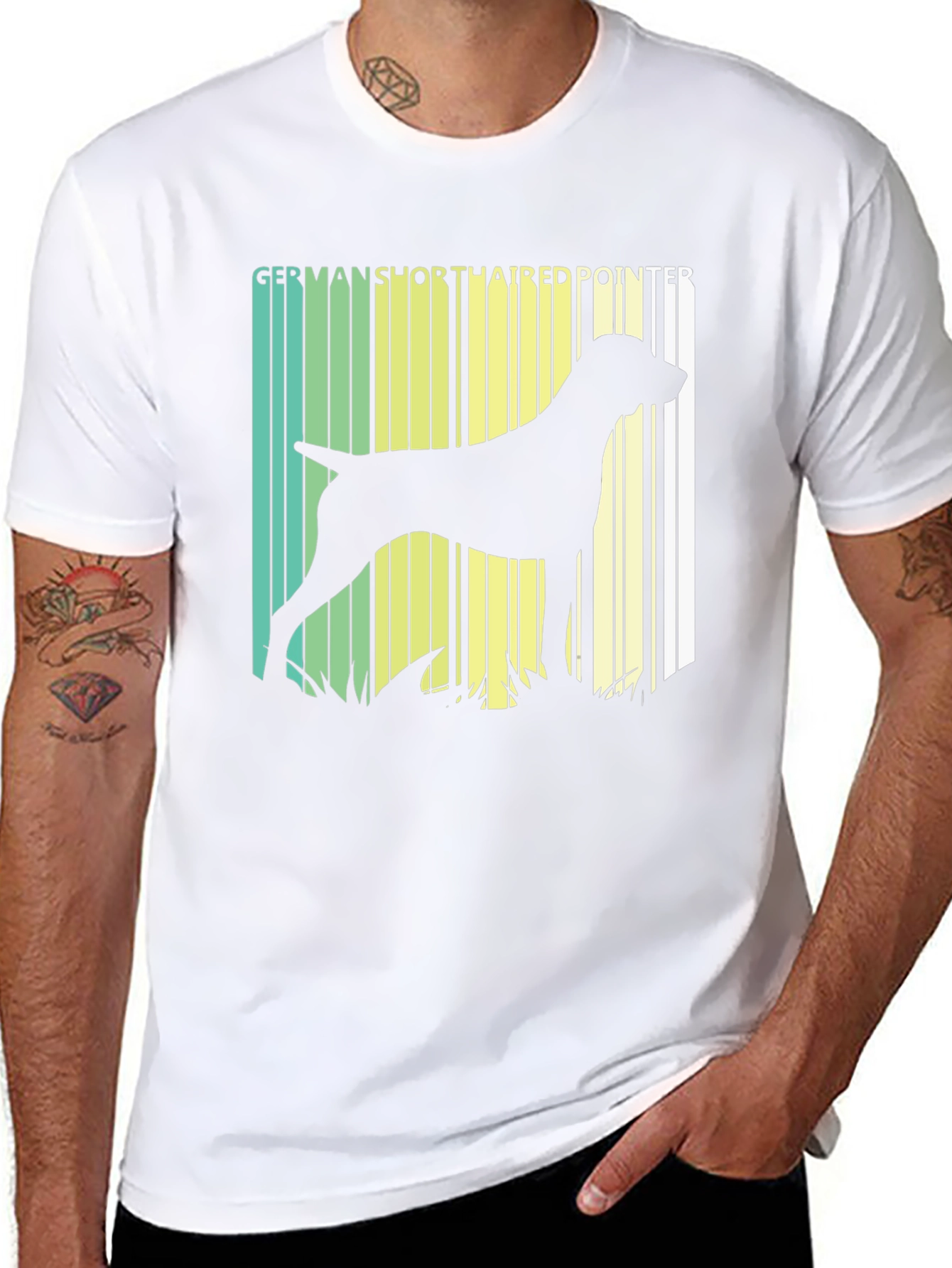 German Shorthaired Pointer Silhouette T-Shirt