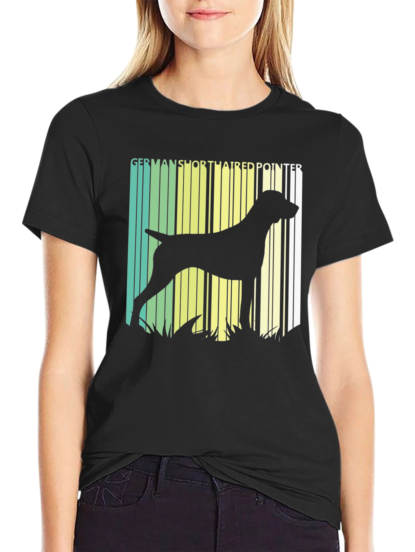 German Shorthaired Pointer Silhouette T-Shirt