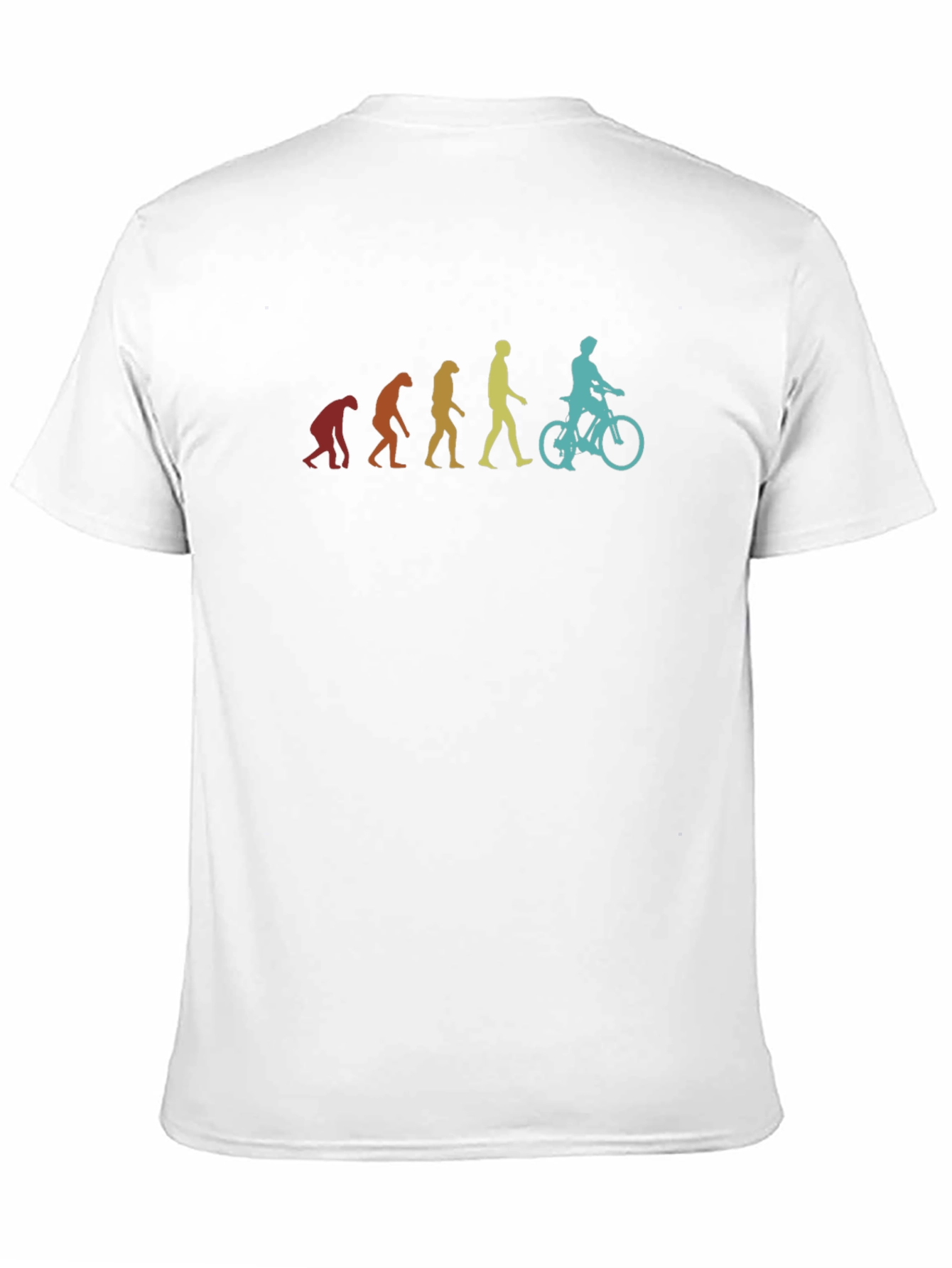 Evolution of Biker T-Shirt - Cool Graphic Tee