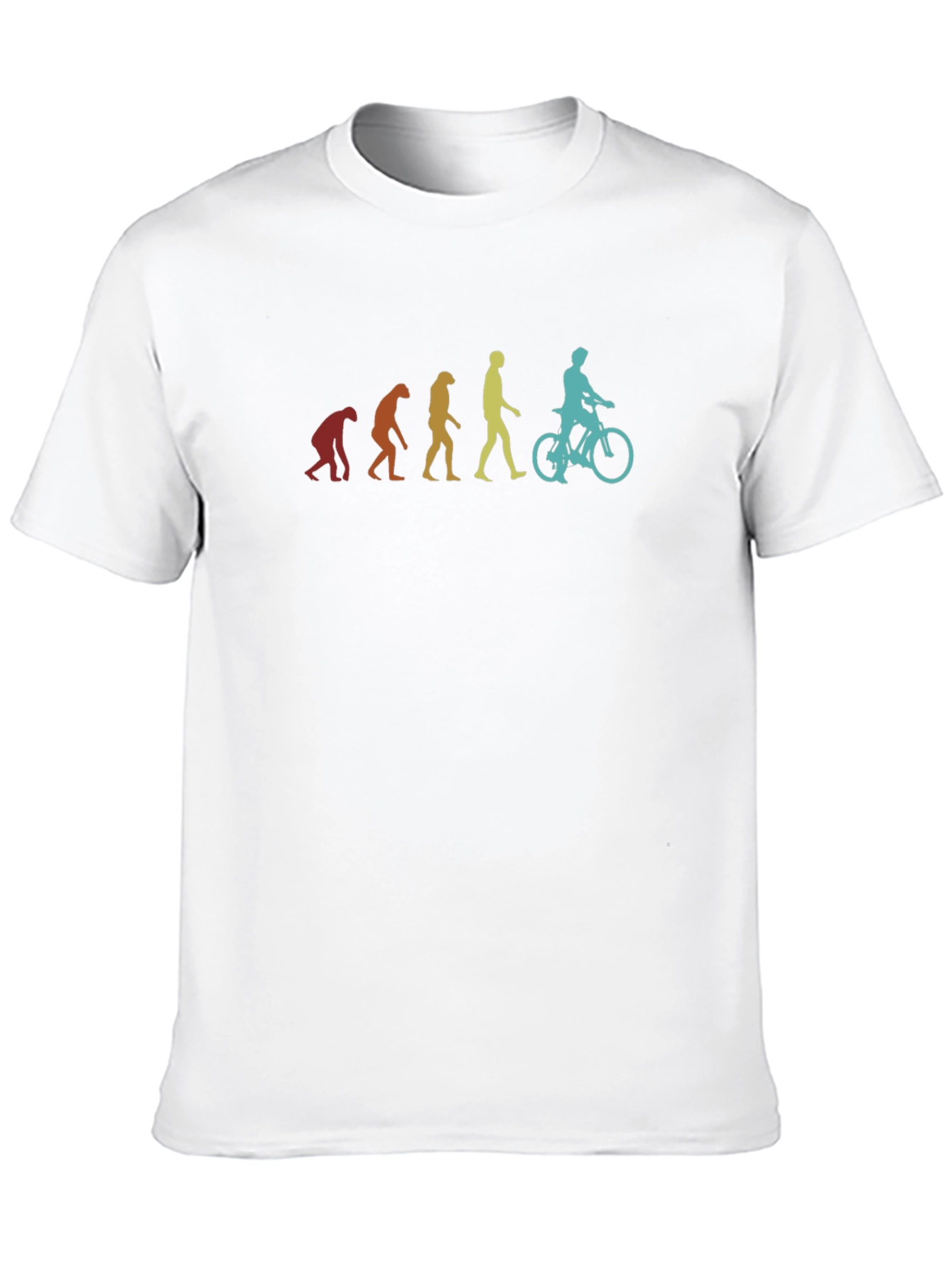 Evolution of Biker T-Shirt - Cool Graphic Tee