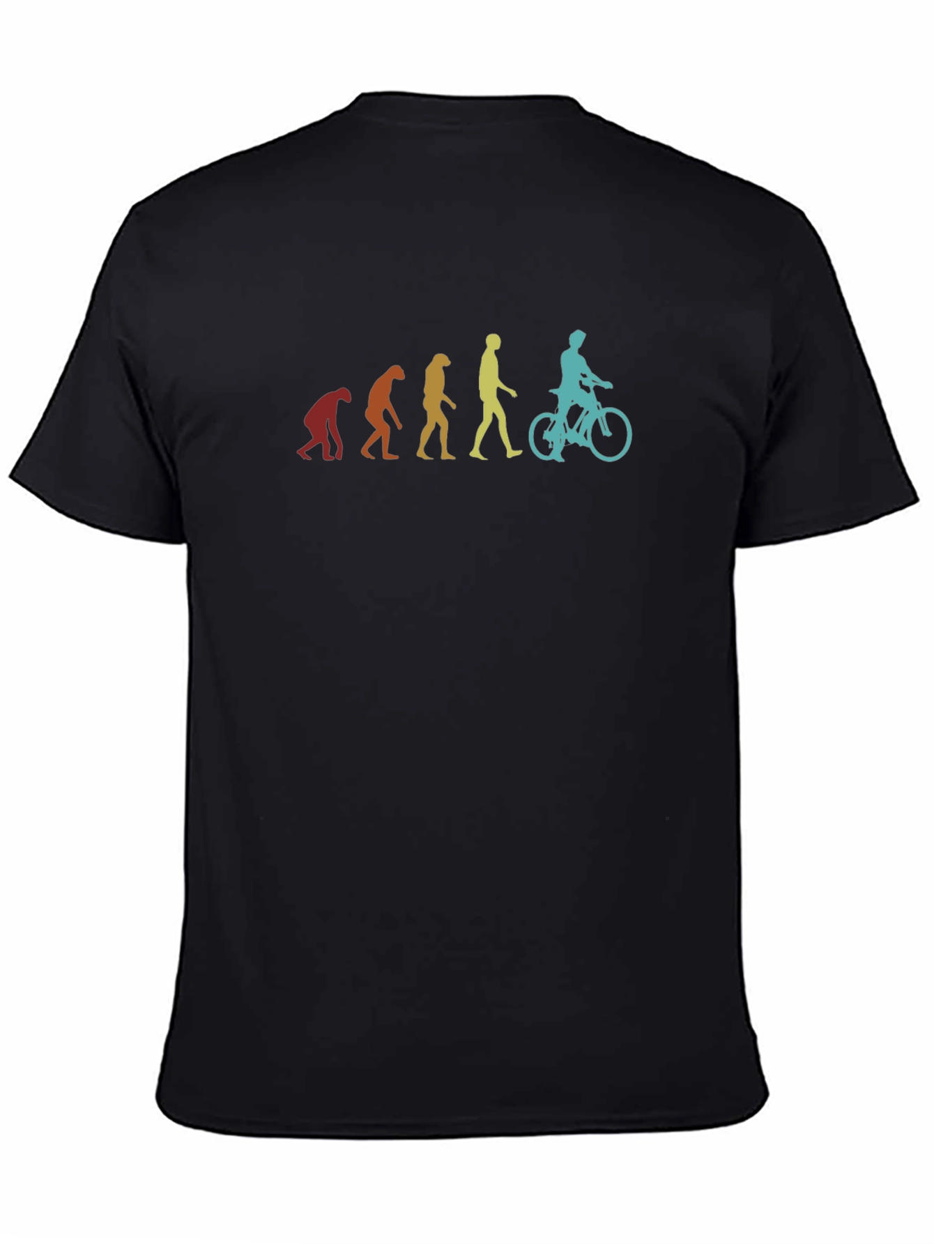 Evolution of Biker T-Shirt - Cool Graphic Tee