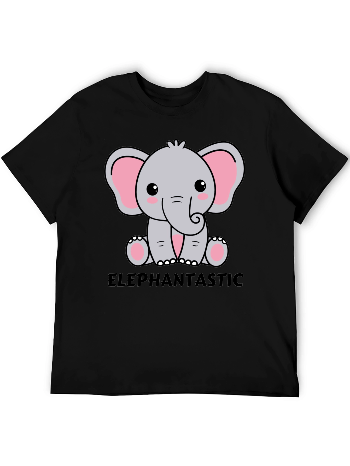 Elephantastic Graphic Tee - Cute Cartoon Elephant Design