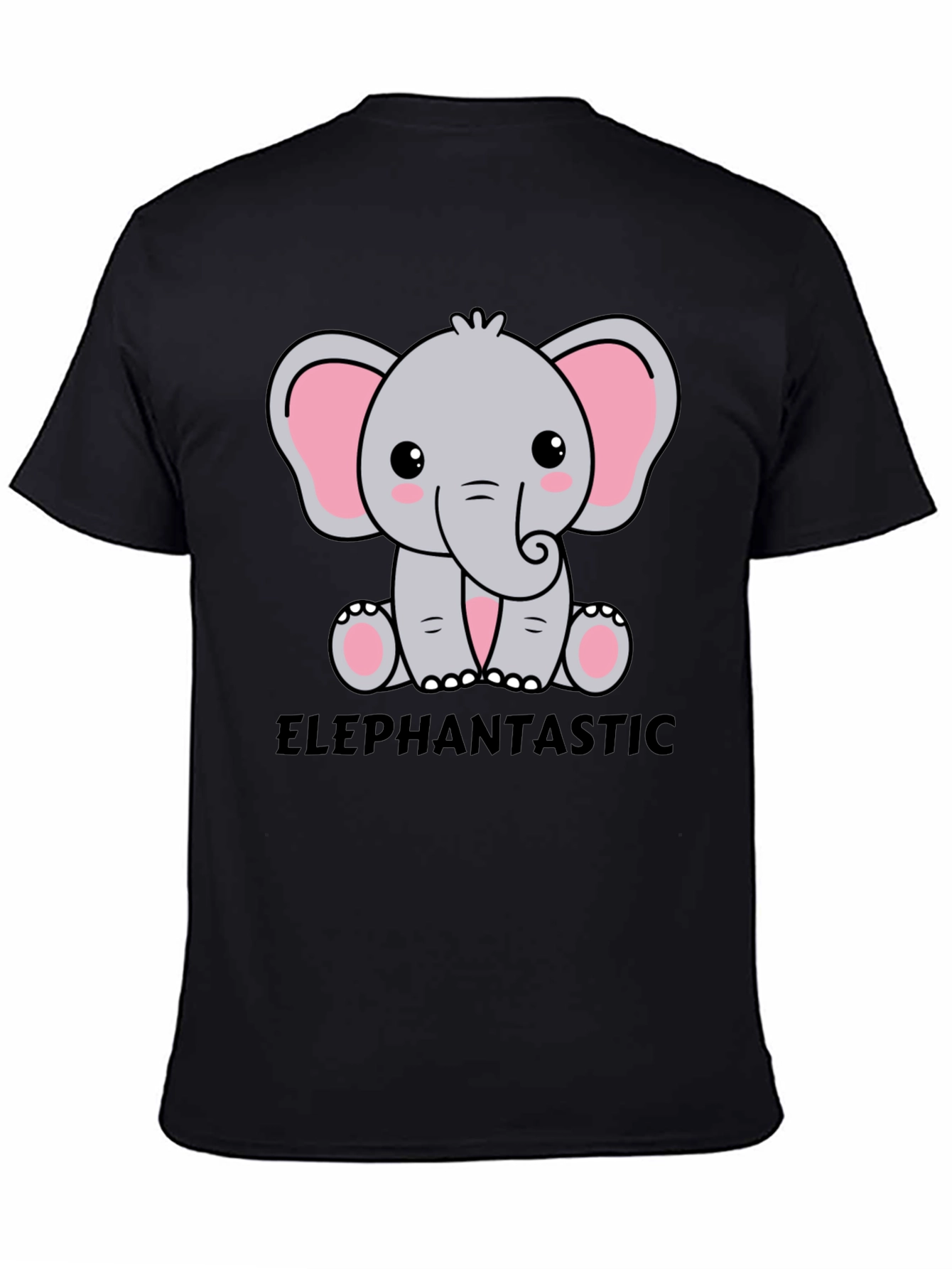 Elephantastic Graphic Tee - Cute Cartoon Elephant Design