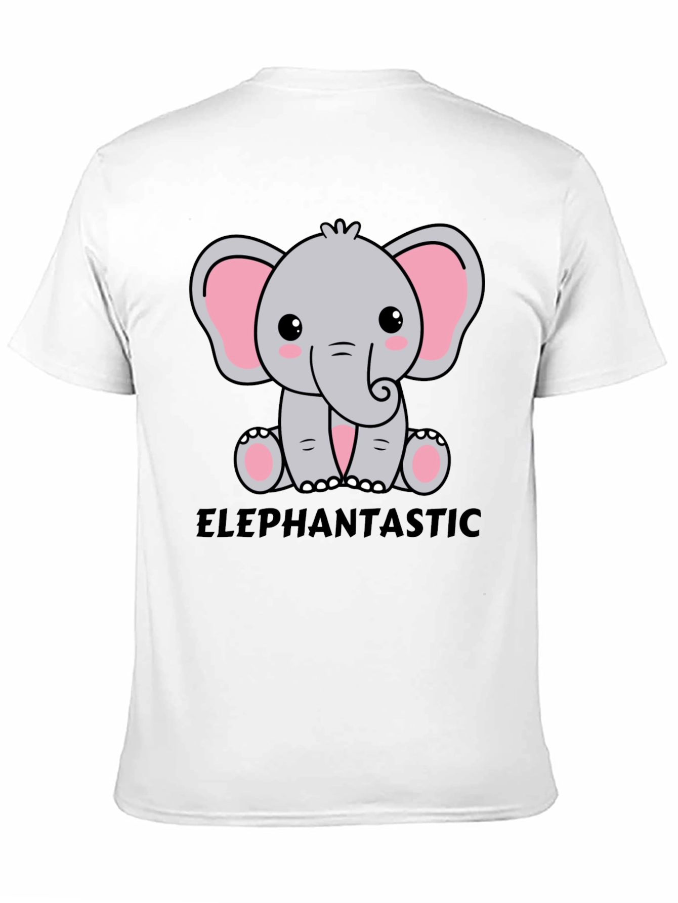 Elephantastic Graphic Tee - Cute Cartoon Elephant Design