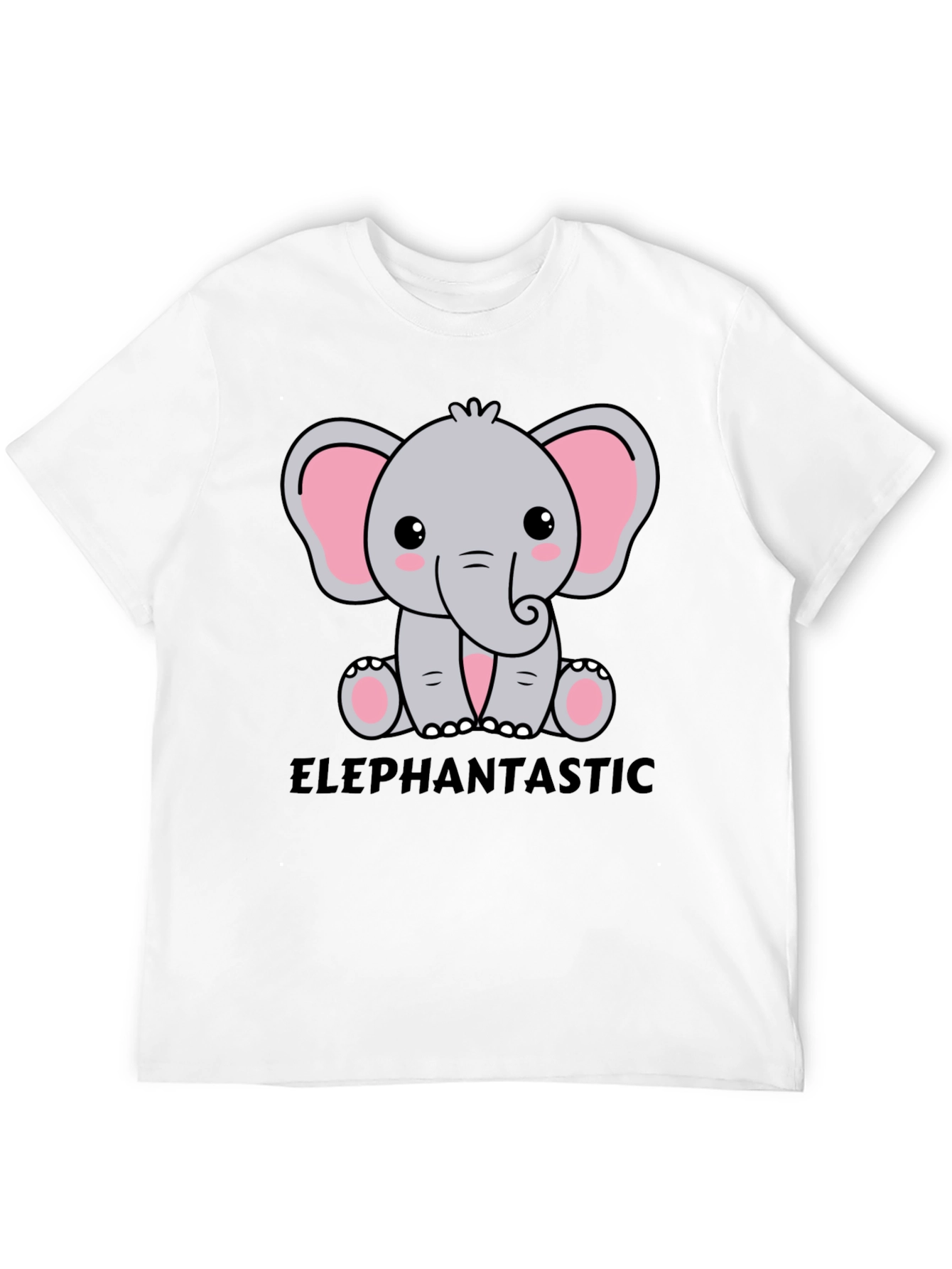 Elephantastic Graphic Tee - Cute Cartoon Elephant Design