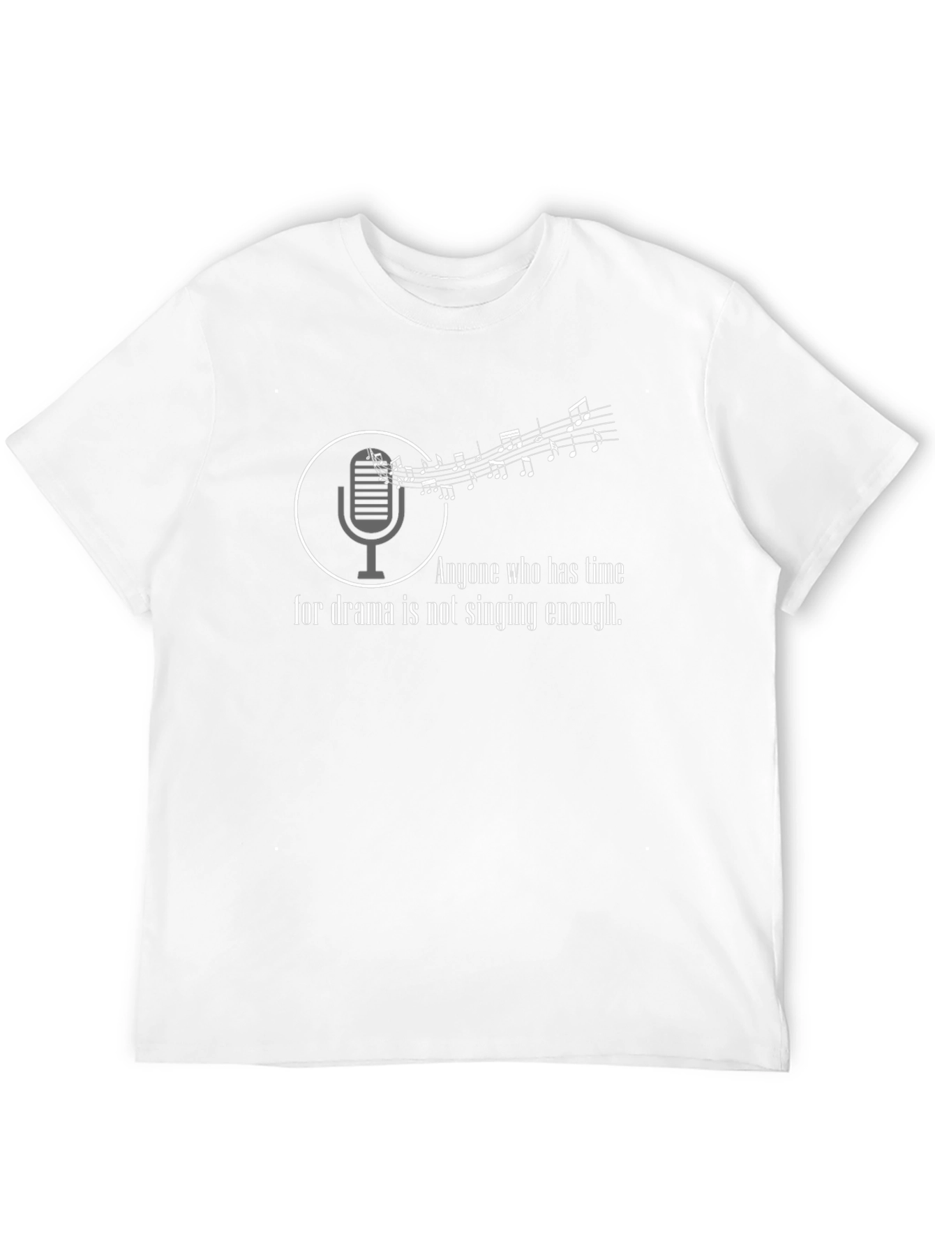 Singing Drama Music T-Shirt
