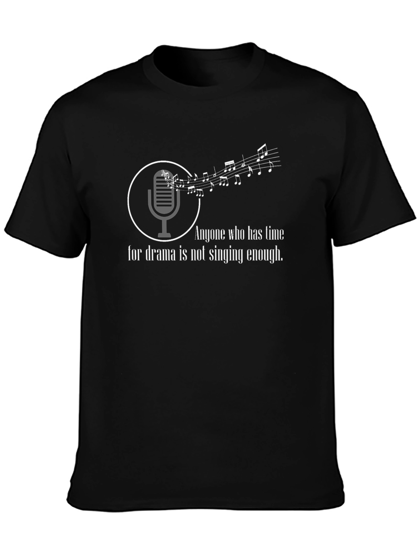 Singing Drama Music T-Shirt