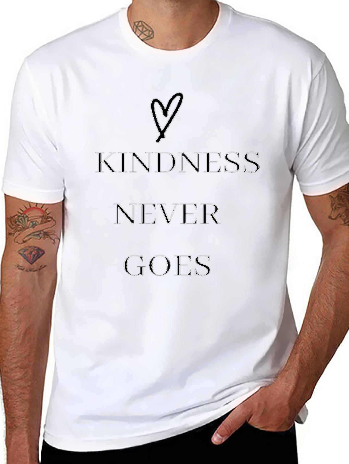 Kindness Never Goes Black T-Shirt