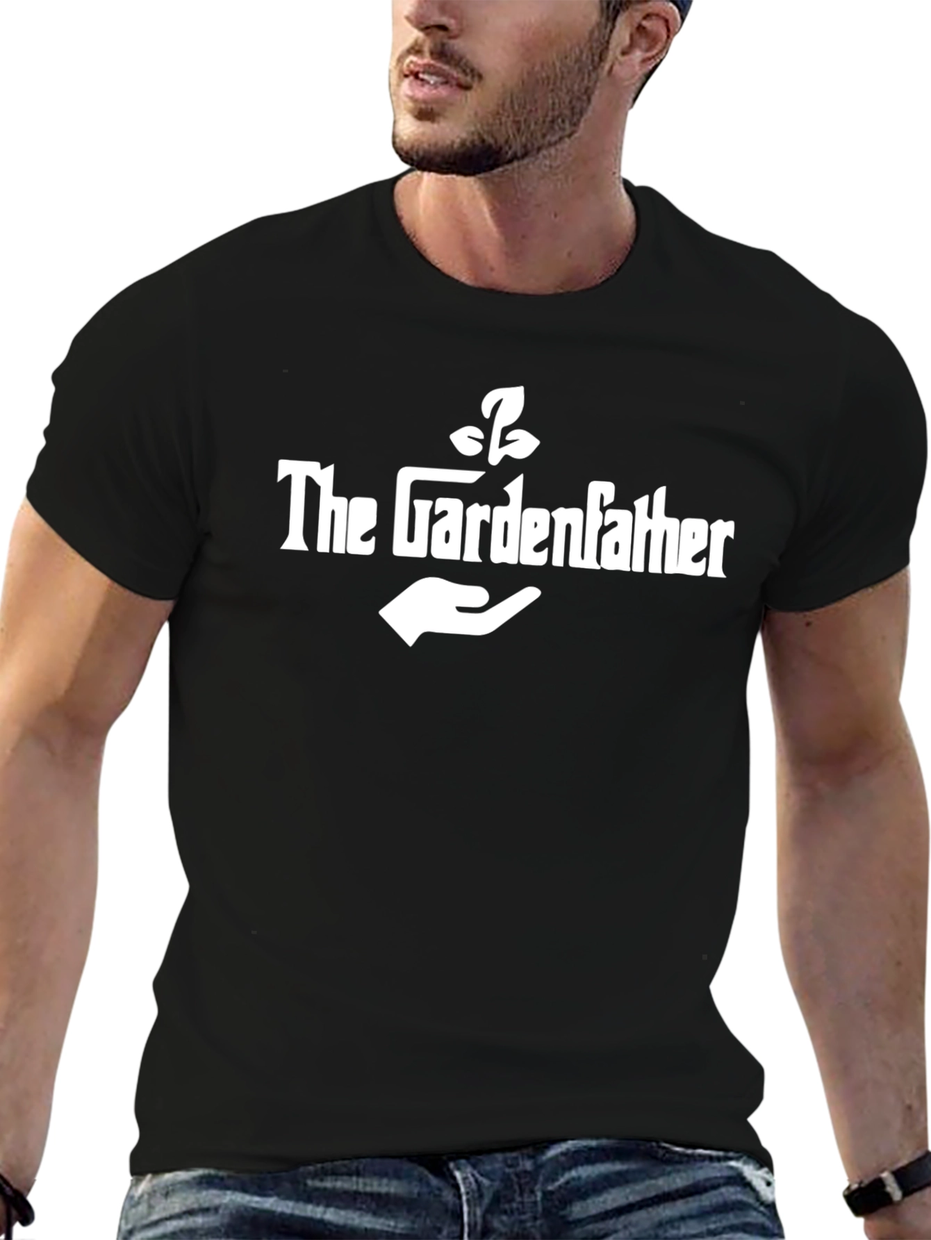 The Gardenfather T-Shirt - Black Gardening Humor