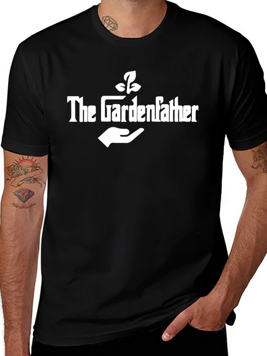 The Gardenfather T-Shirt - Black Gardening Humor