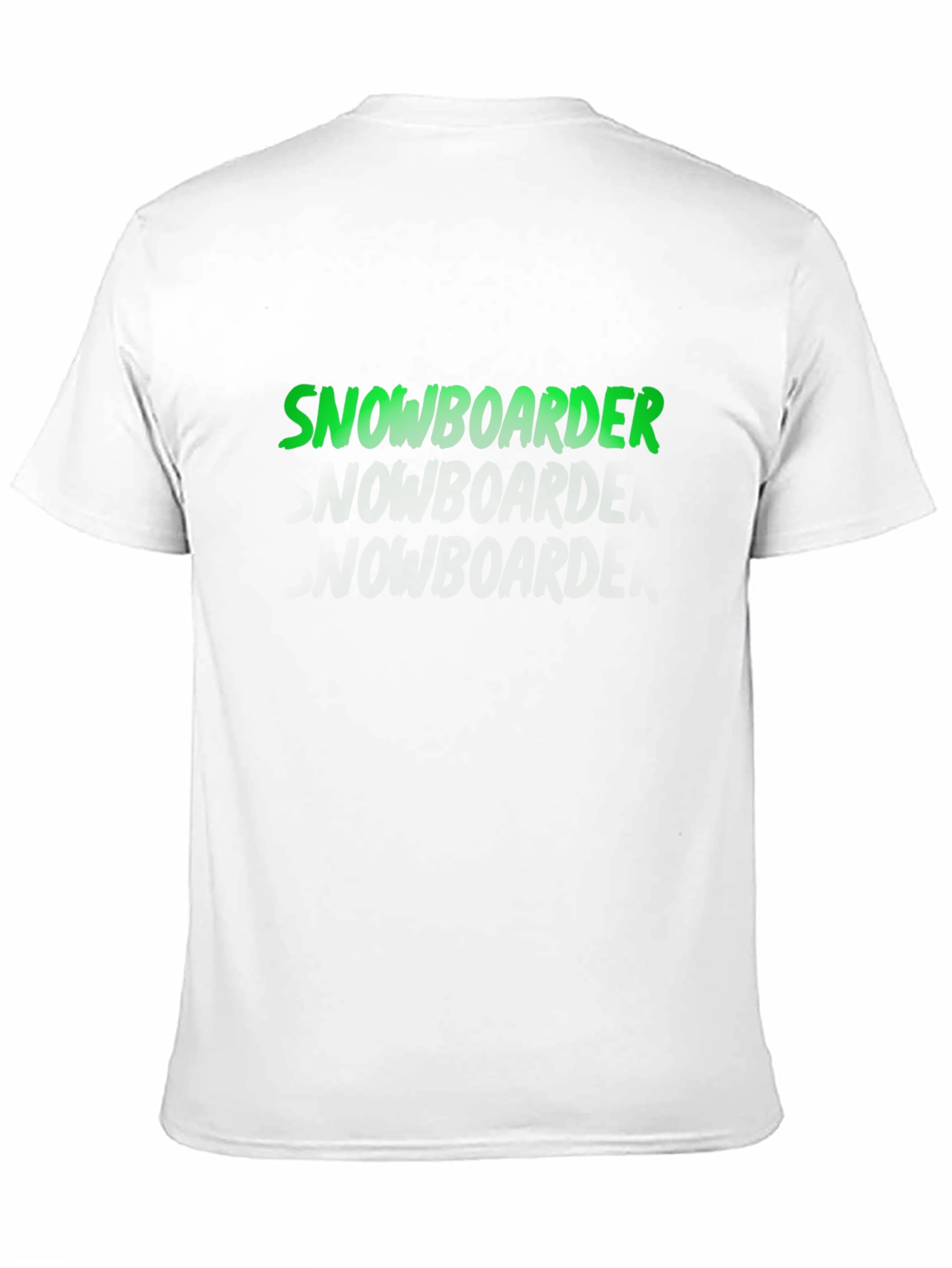 Snowboarder Graphic Tee - Black Casual T-Shirt